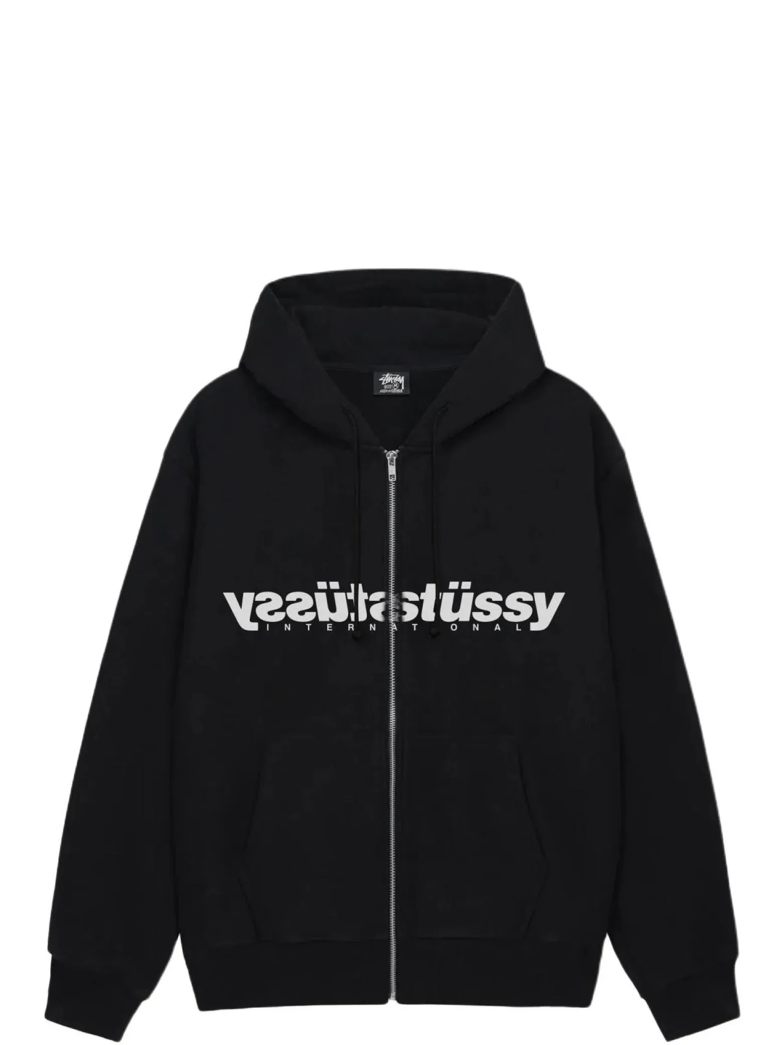 Худи Stussy Mirror Zip Hoodie "Black" | Farsel