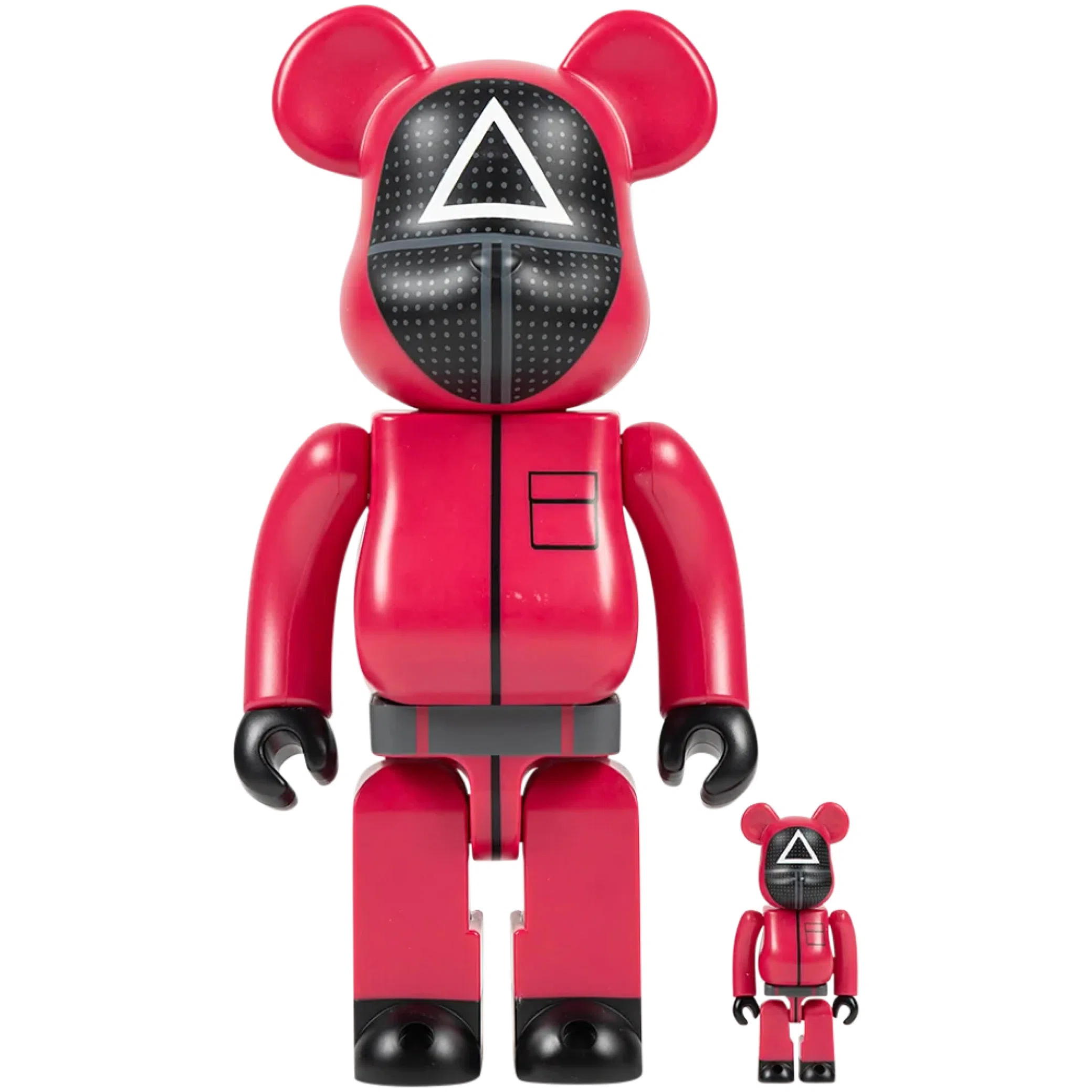  Medicom Toy Bearbrick "Squid Game Guard (Triangle) 100% & 400" | Farsel