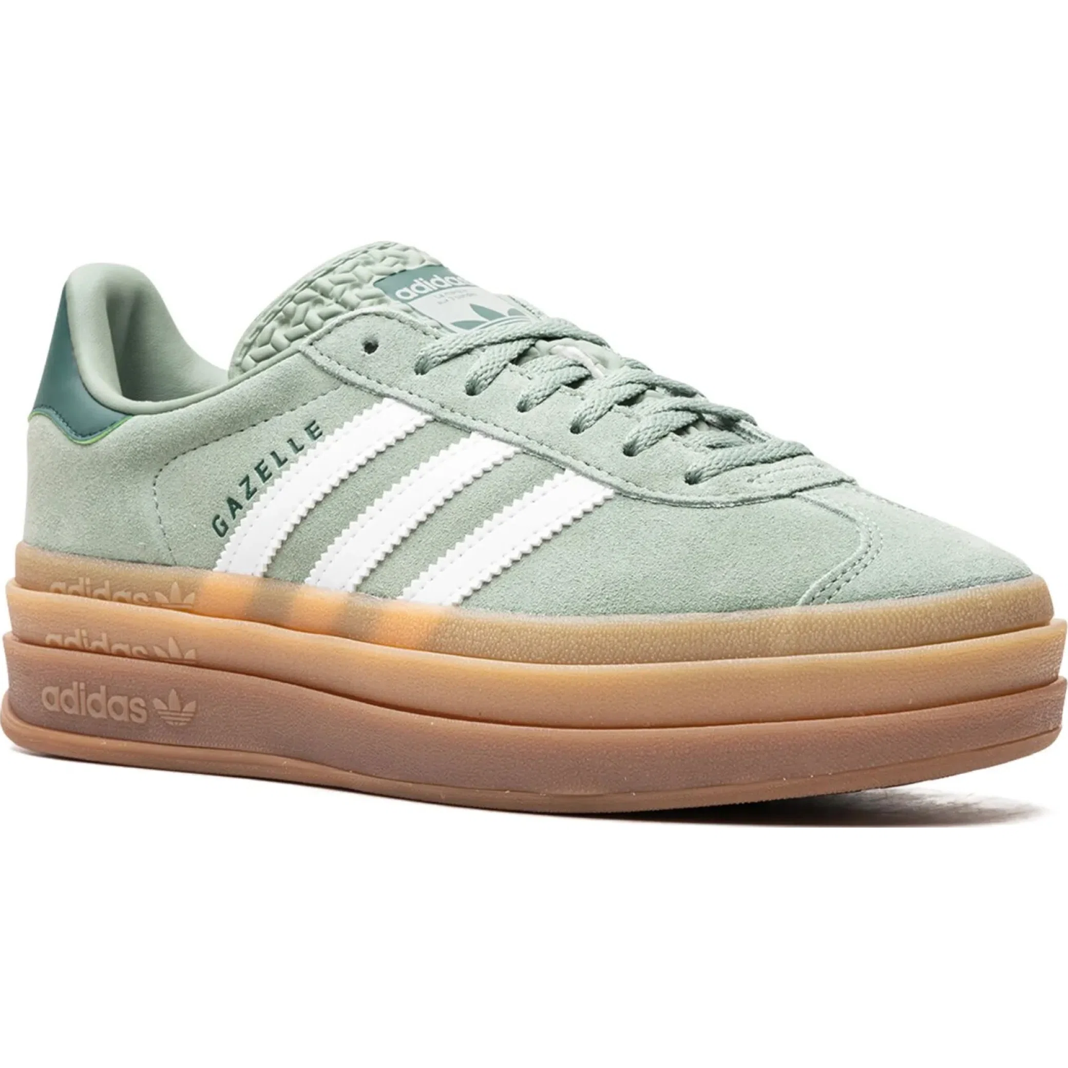  Adidas Gazelle Bold WMNS "Silver Green Gum" | Farsel
