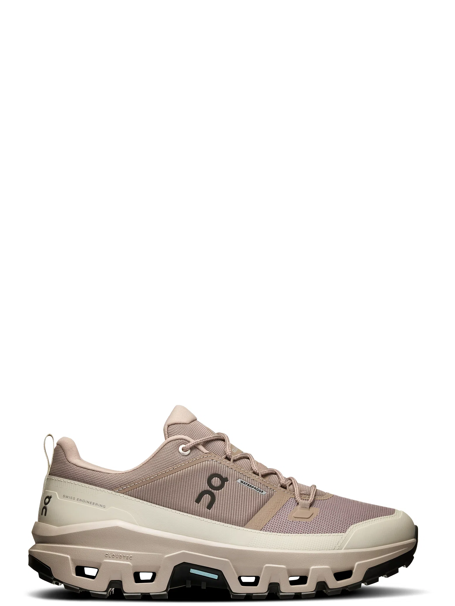 Кроссовки ON Cloudrock Low Waterproof "Cinder Fog" | Farsel