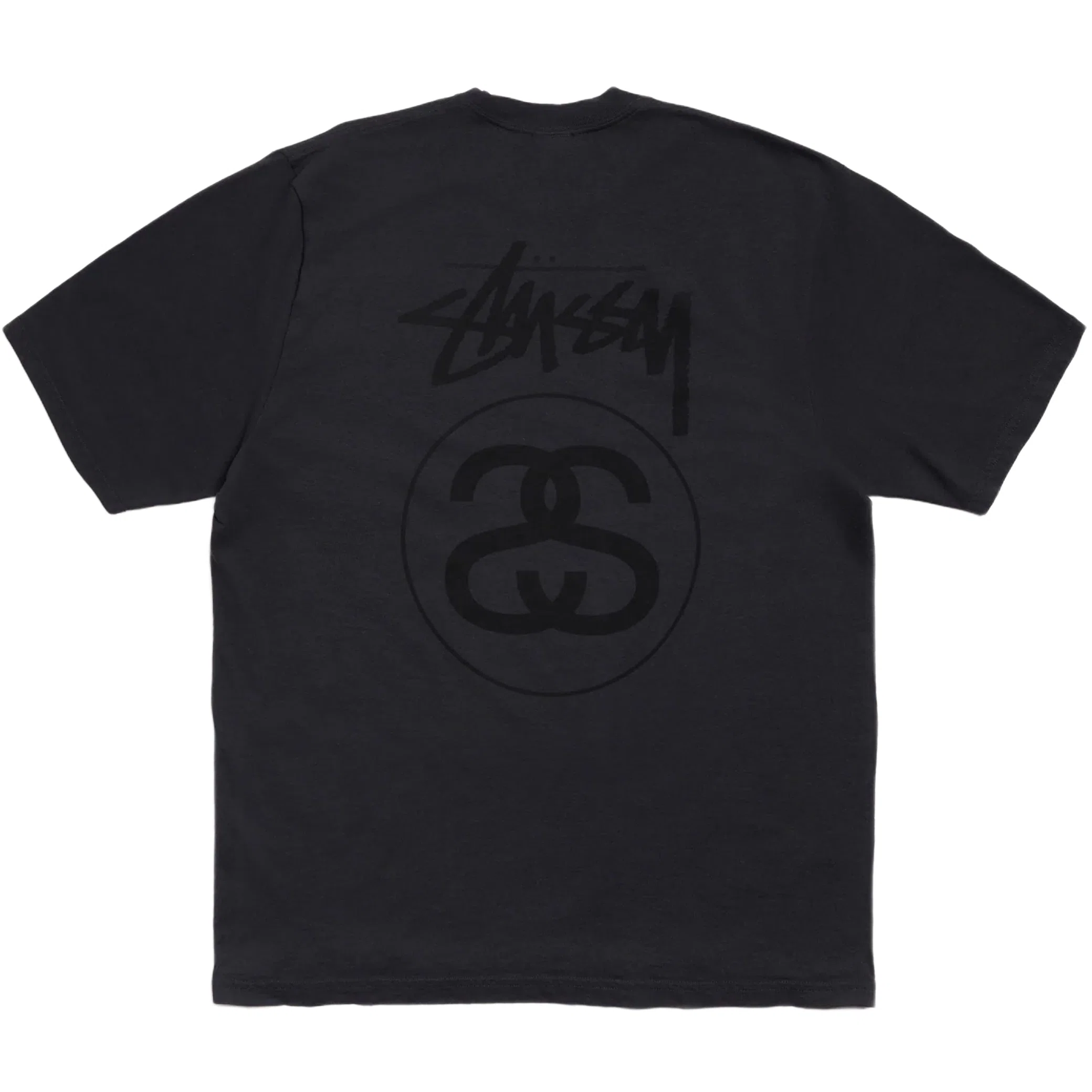 Футболки Stussy Stock Link Tee Pigment Dyed "Faded Black" | Farsel