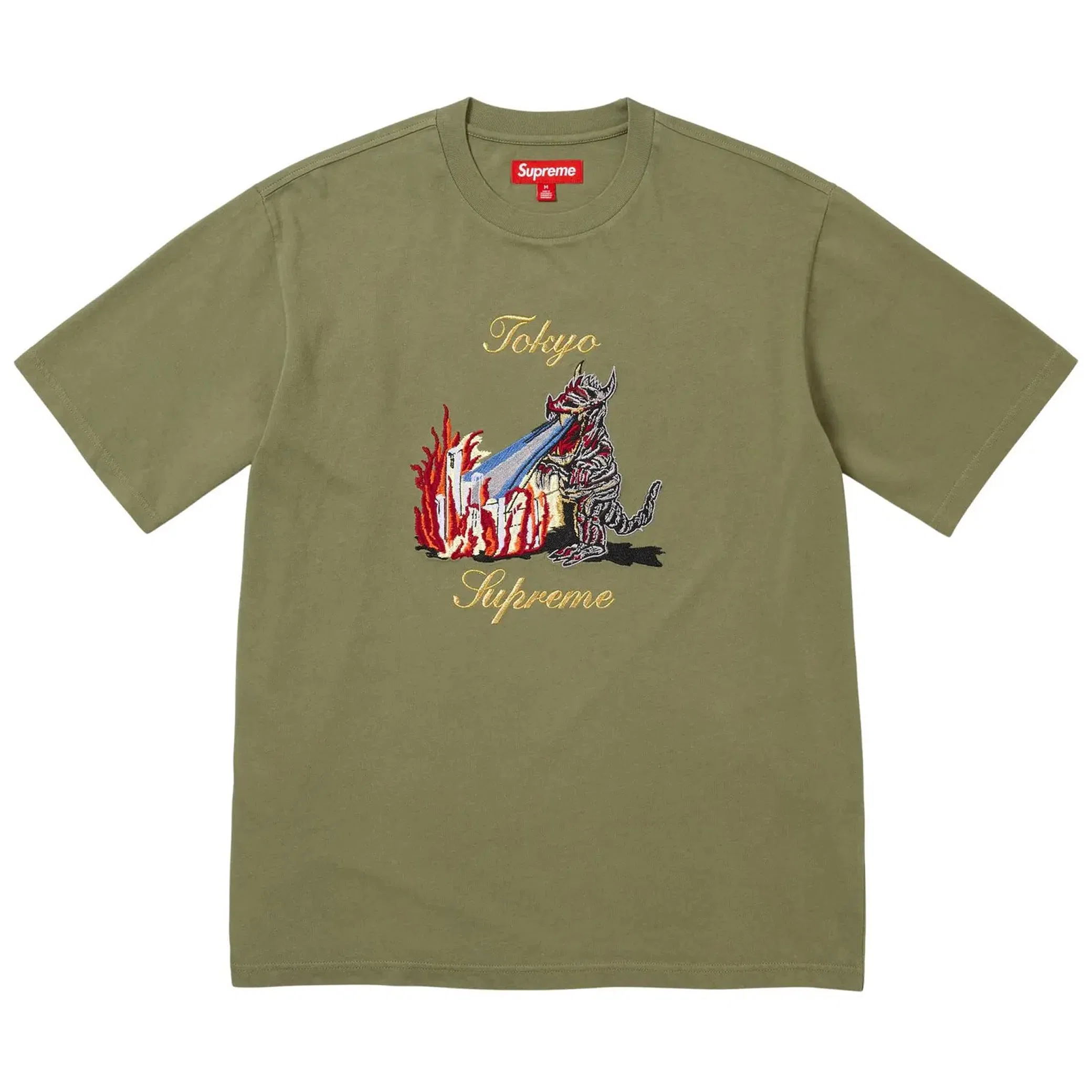 Футболки Supreme Monster Short-Sleeve Top "Light Olive" | Farsel