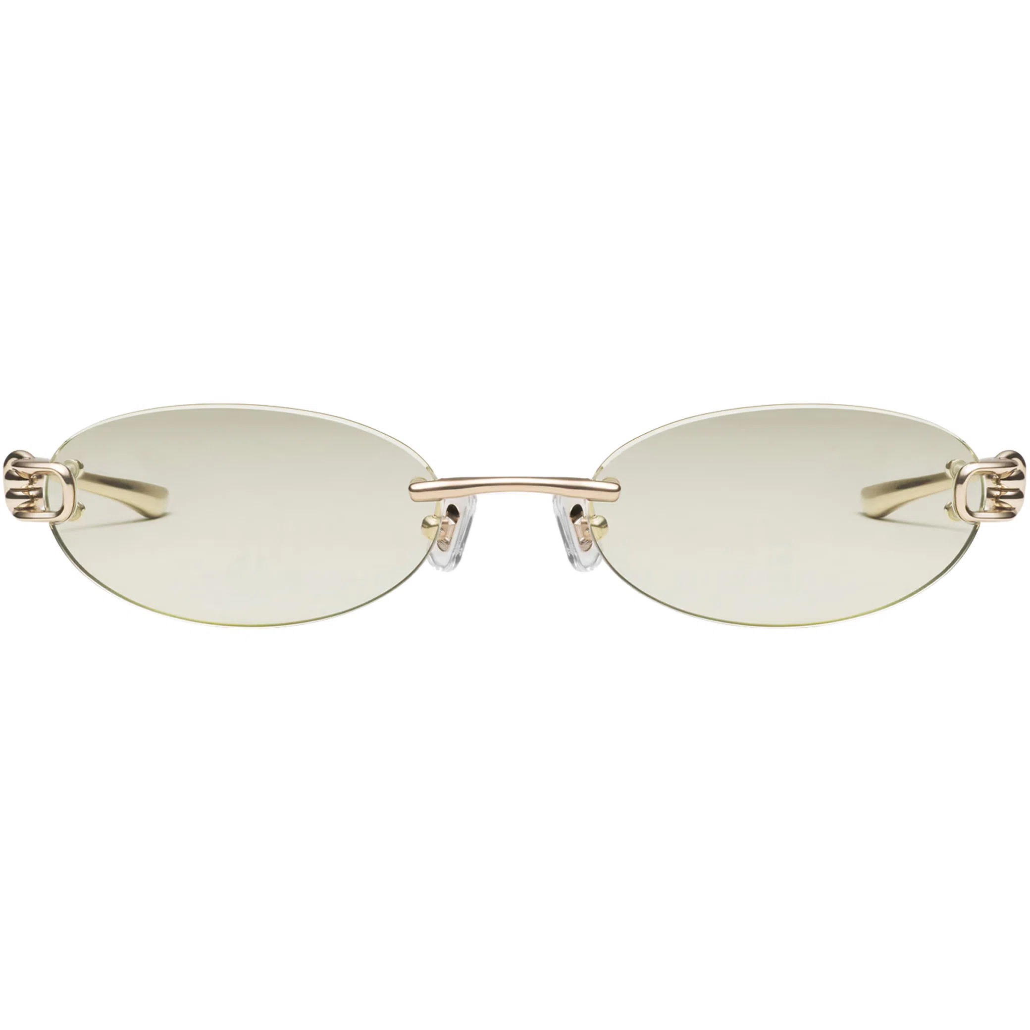 Очки Gentle Monster Musubi 031 Sunglasses "Gold / Green" | Farsel