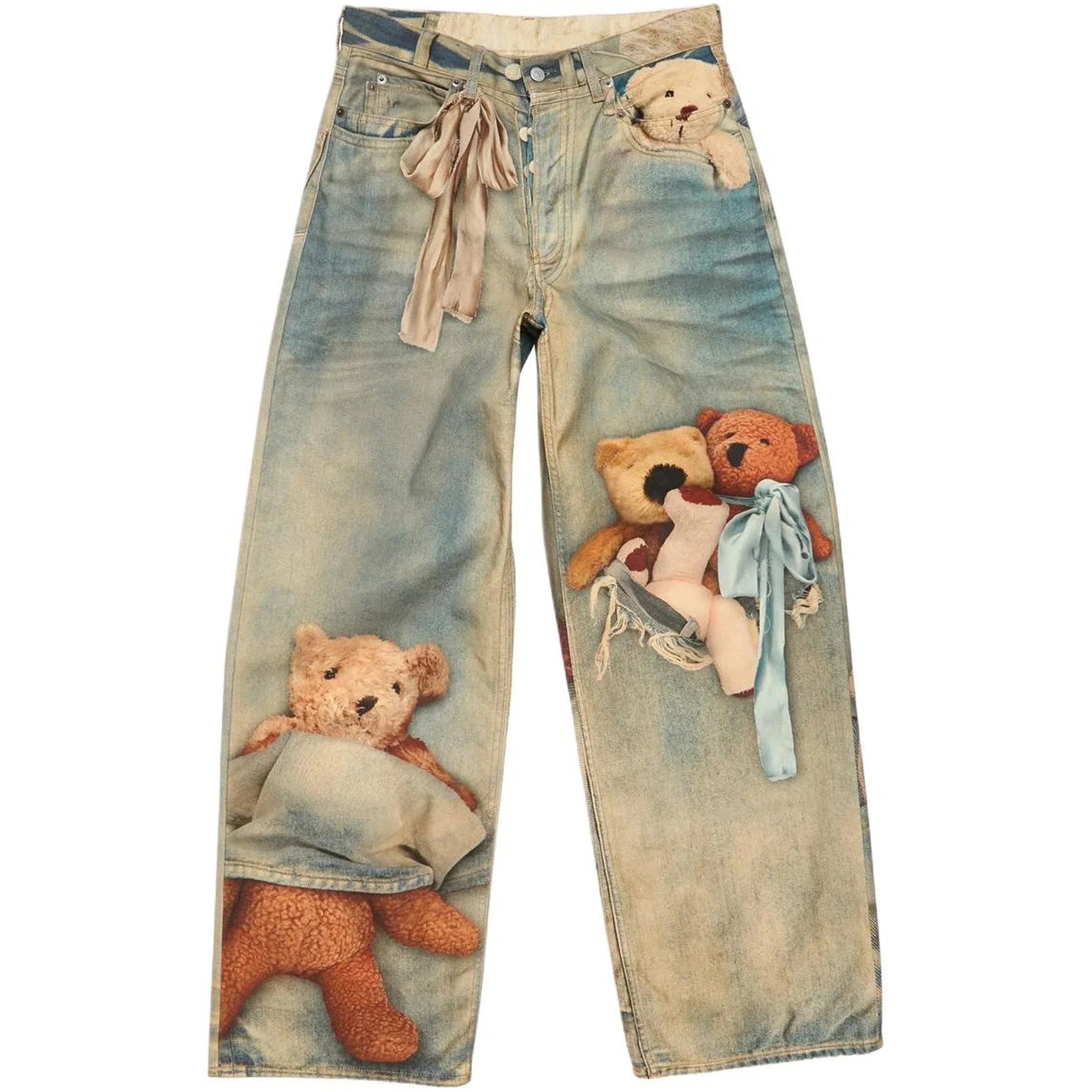 Джинсы Acne Studios Loose Fit Jeans 1981 "Mid Blue" | Farsel