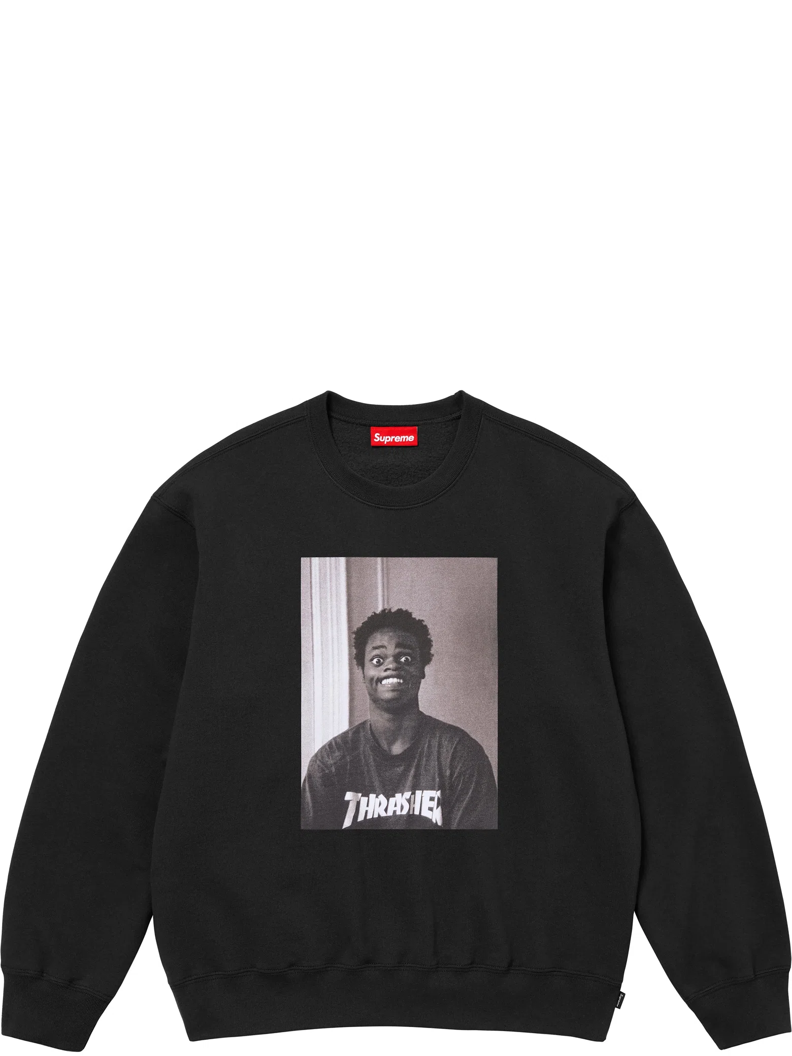 Свитшоты Supreme FW24 Thrasher Crewneck "Black" | Farsel