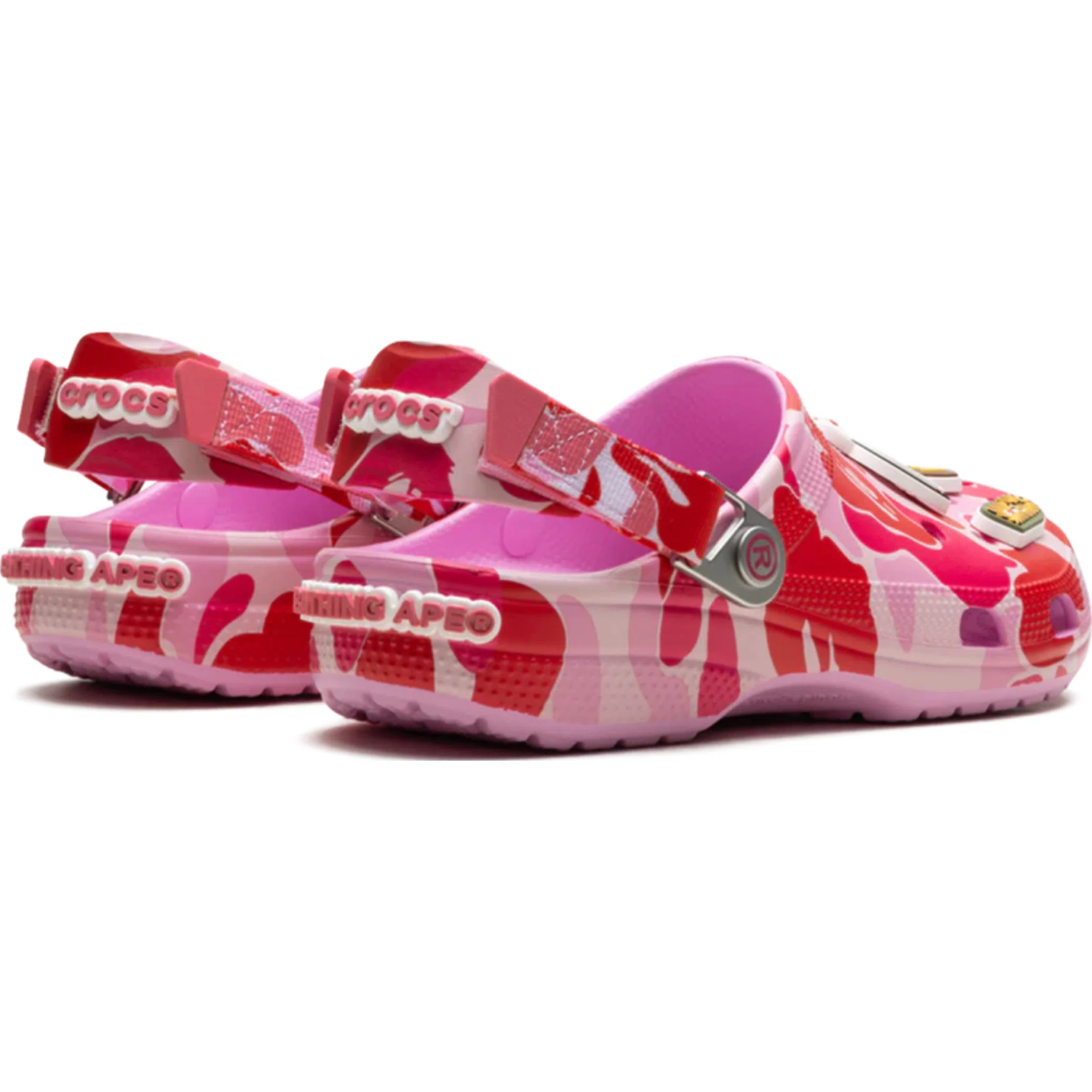 Сабо Crocs Classic Clog A Bathing Ape ABC "Camo Pink" | Farsel