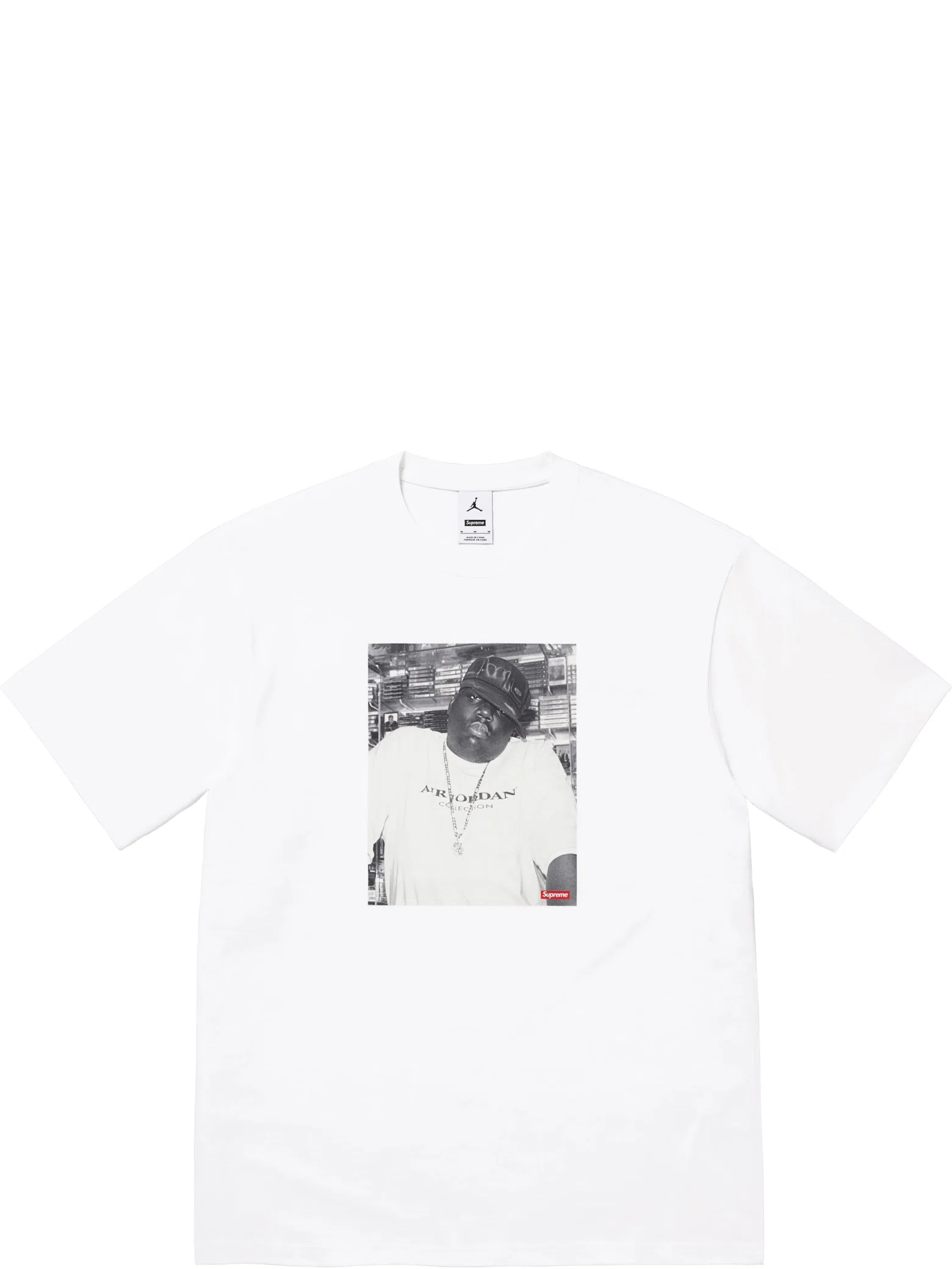 Футболки Supreme FW24 Jordan Biggie S/S Top "White" | Farsel