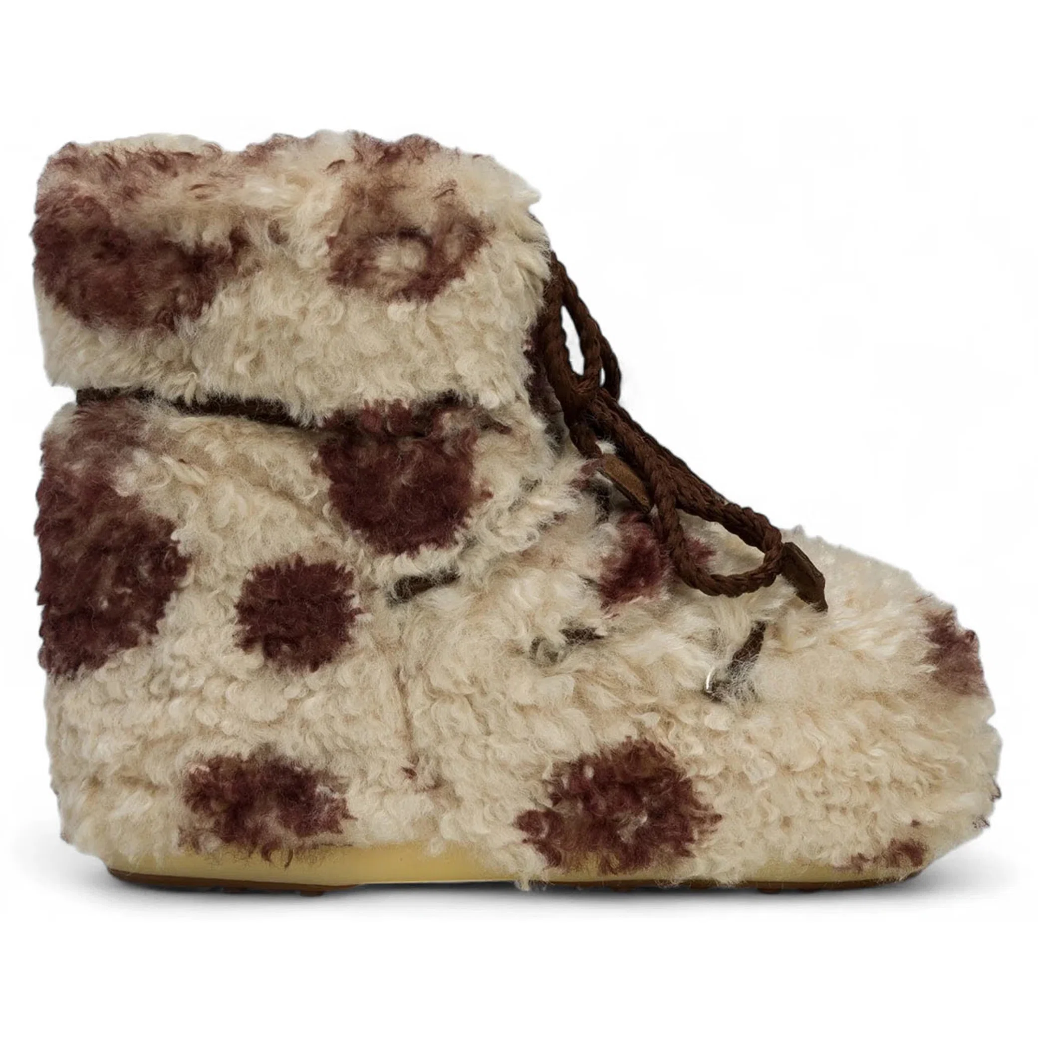 Сапоги Moon Boot Icon Low Curly "Doggy" | Farsel