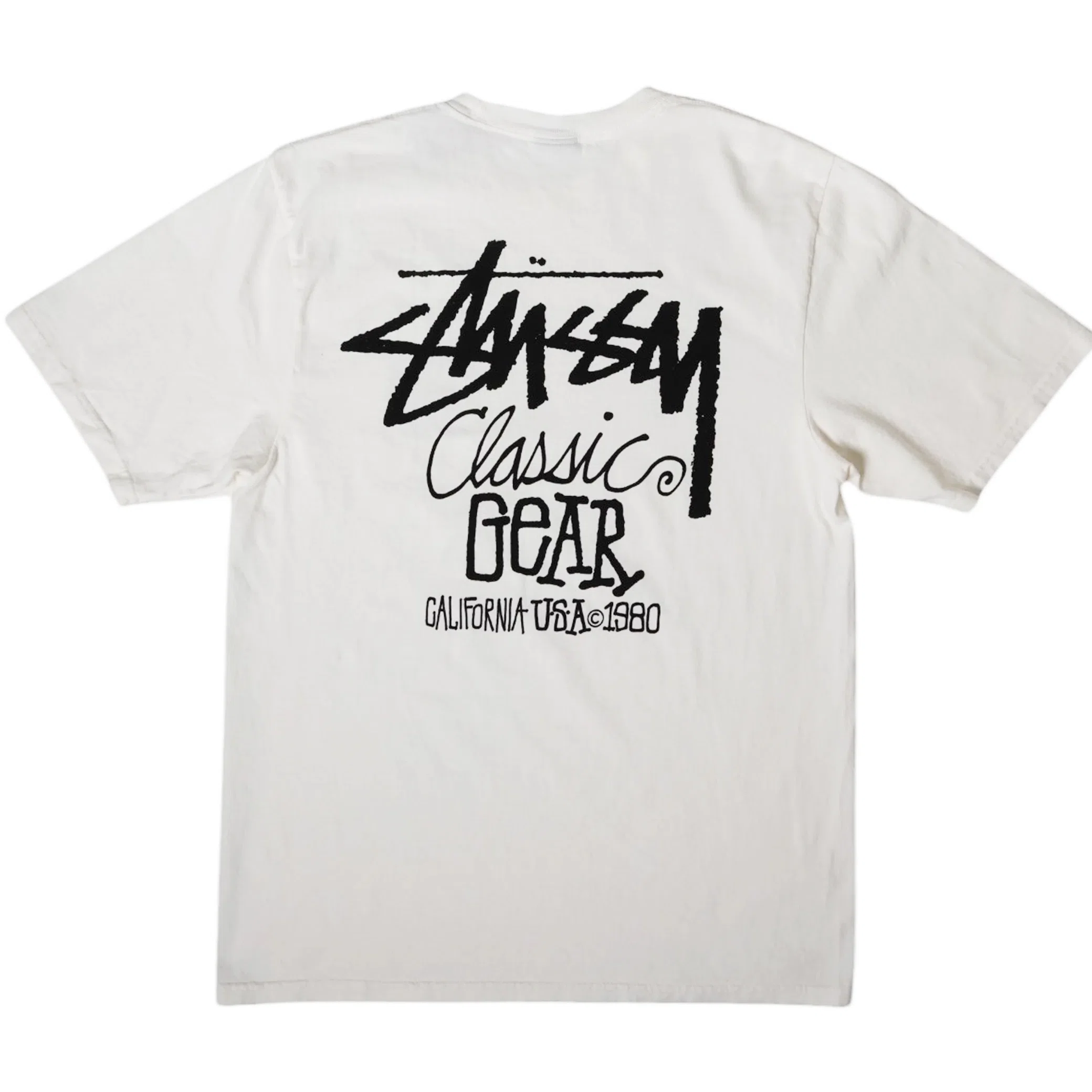Футболки Stussy Classic Gear Pigment Dyed Tee "Natural" | Farsel