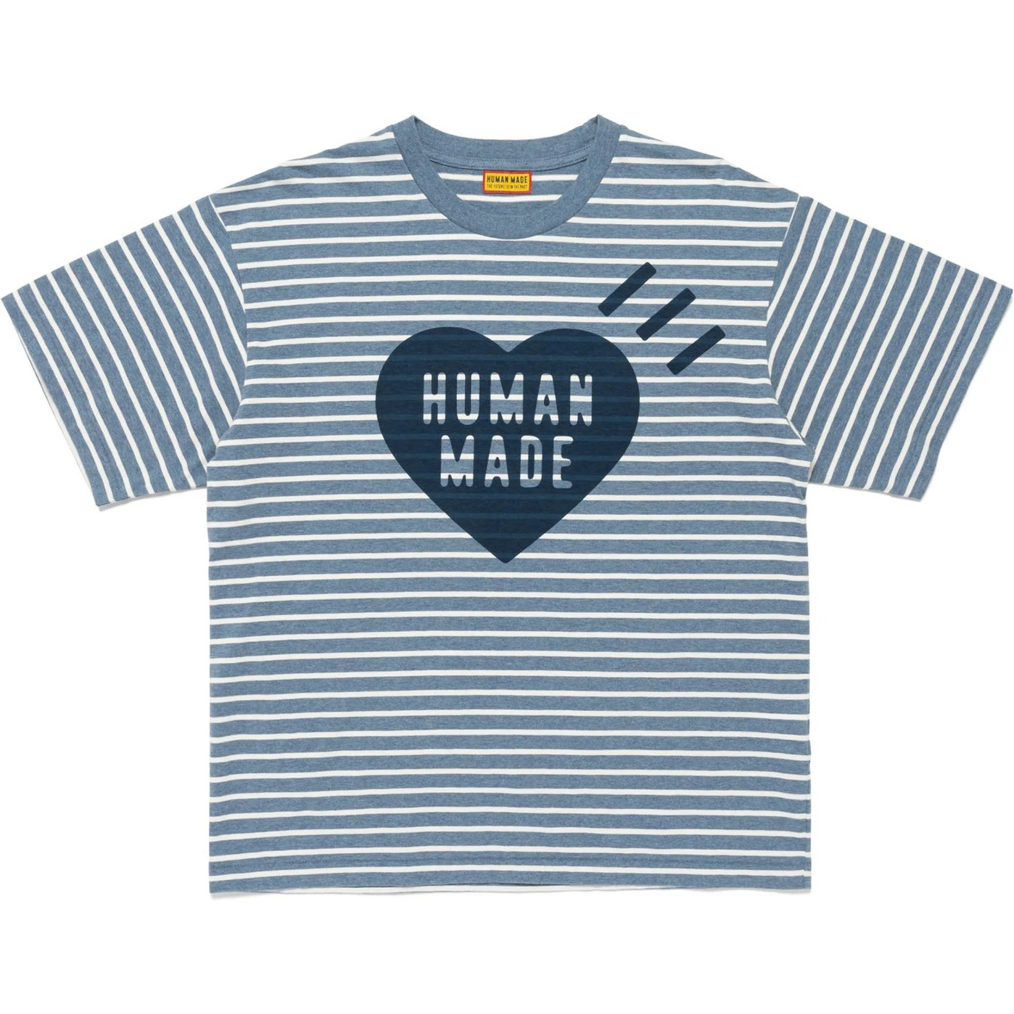 Футболки Human Made Heart Striped T-Shirt "Blue" | Farsel