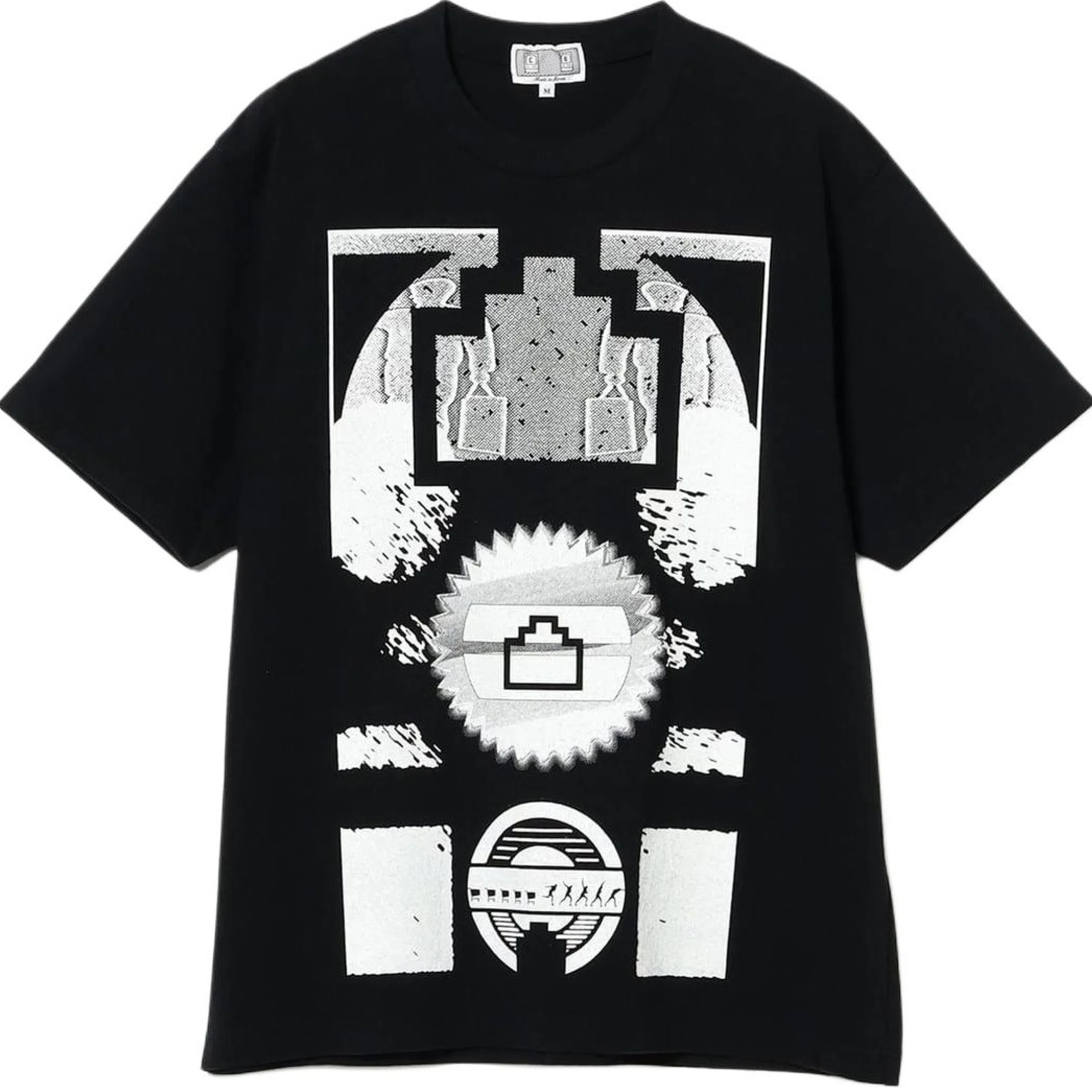 Футболки Cav Empt SS25 Fashion Print Round Neck Short Sleeve T-Shirt "Black" | Farsel