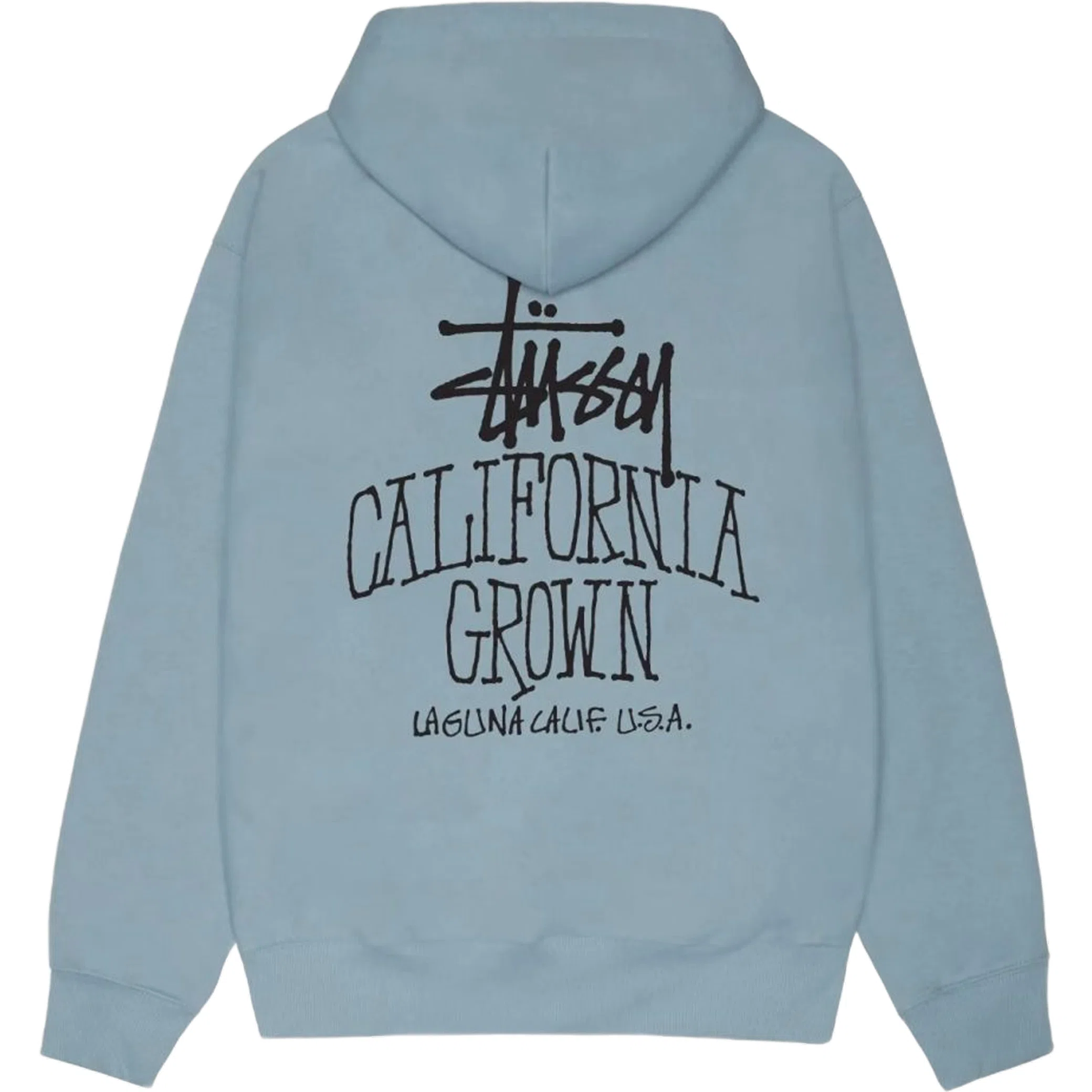 Худи Stussy Cali Grown Zip Hoodie "Slate" | Farsel