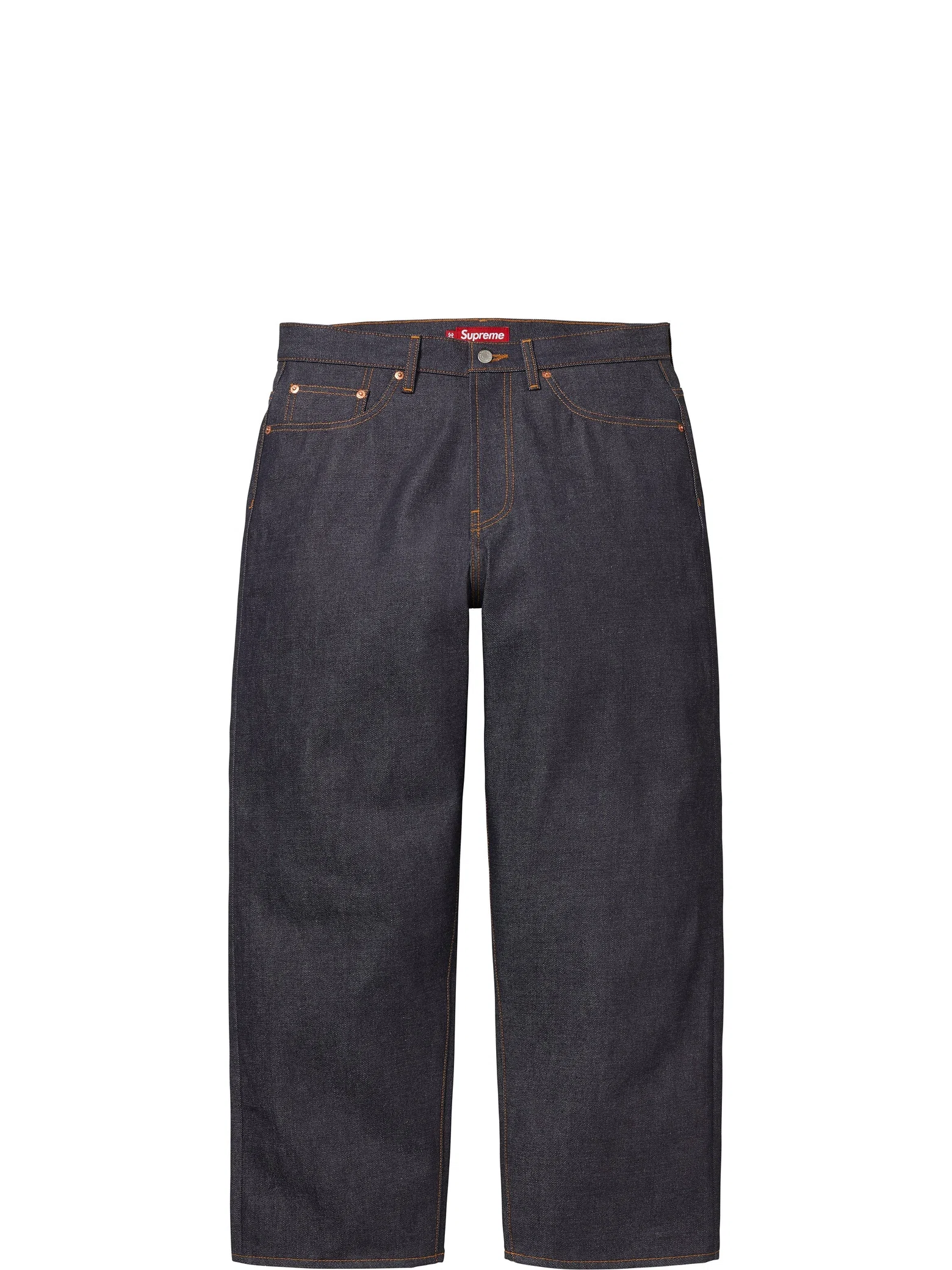 Джинсы Supreme FW25 Baggy Selvedge Jean "Rigid Indigo" | Farsel