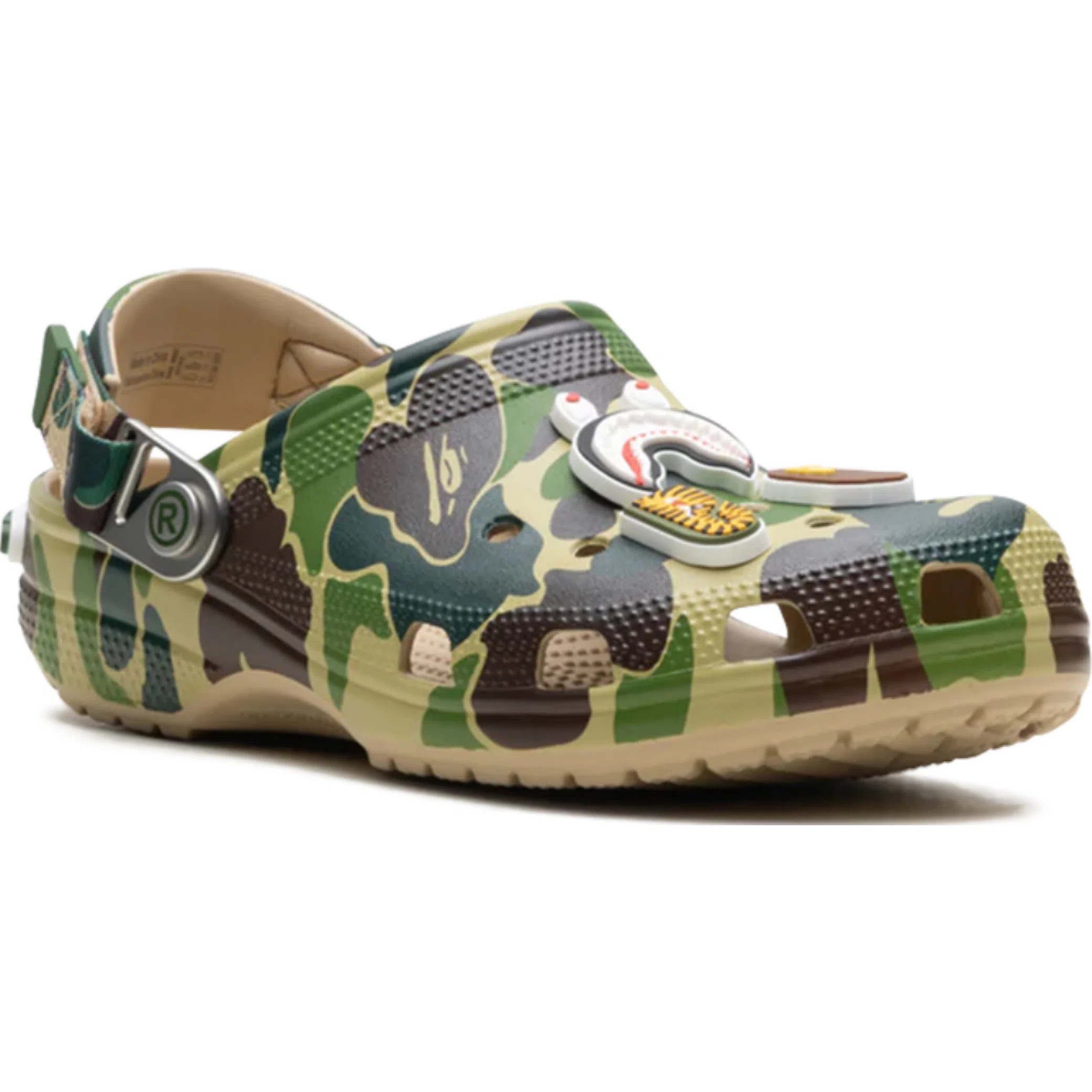  Crocs Classic Clog A Bathing Ape ABC "Camo Green" | Farsel