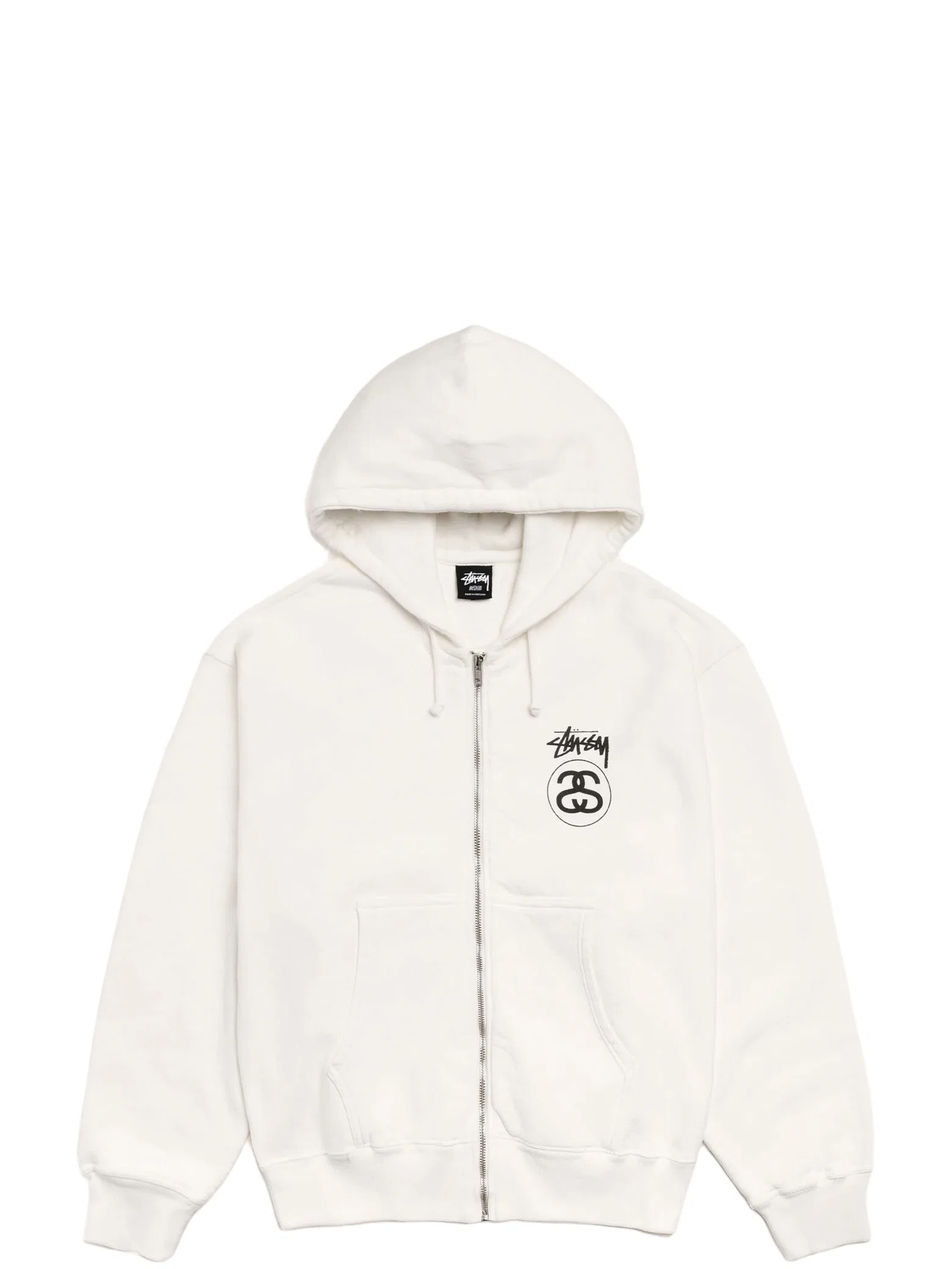 Худи Stussy Stock Link Zip Hoodie Pigment Dyed "Natural" | Farsel
