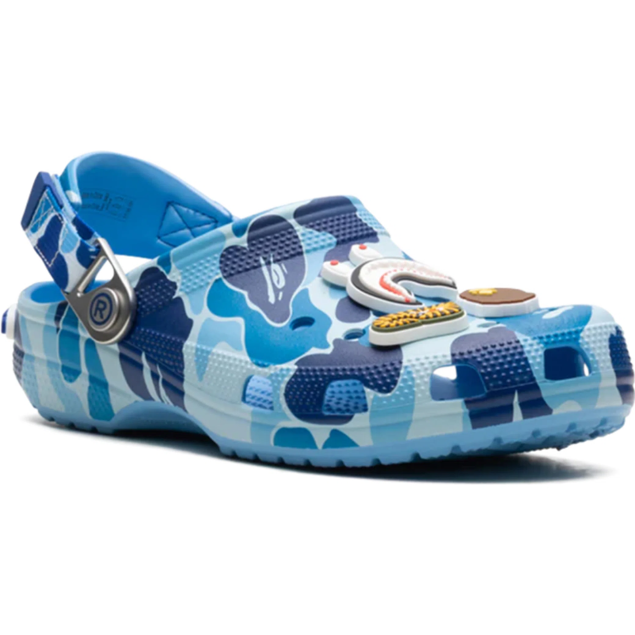  Crocs Classic Clog A Bathing Ape ABC "Camo Blue" | Farsel