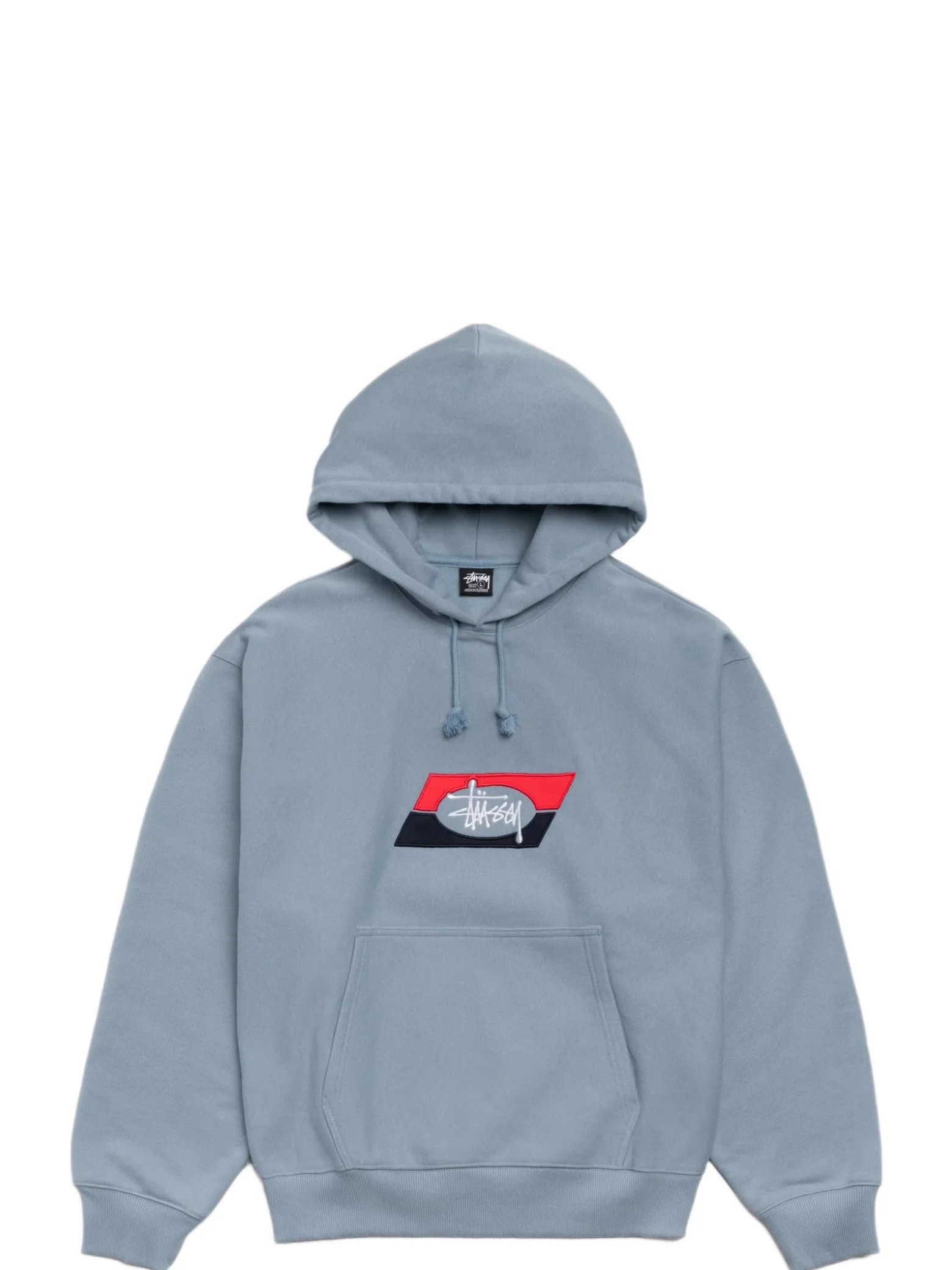 Худи Stussy Double Stripe Embroidered Hoodie "Slate" | Farsel