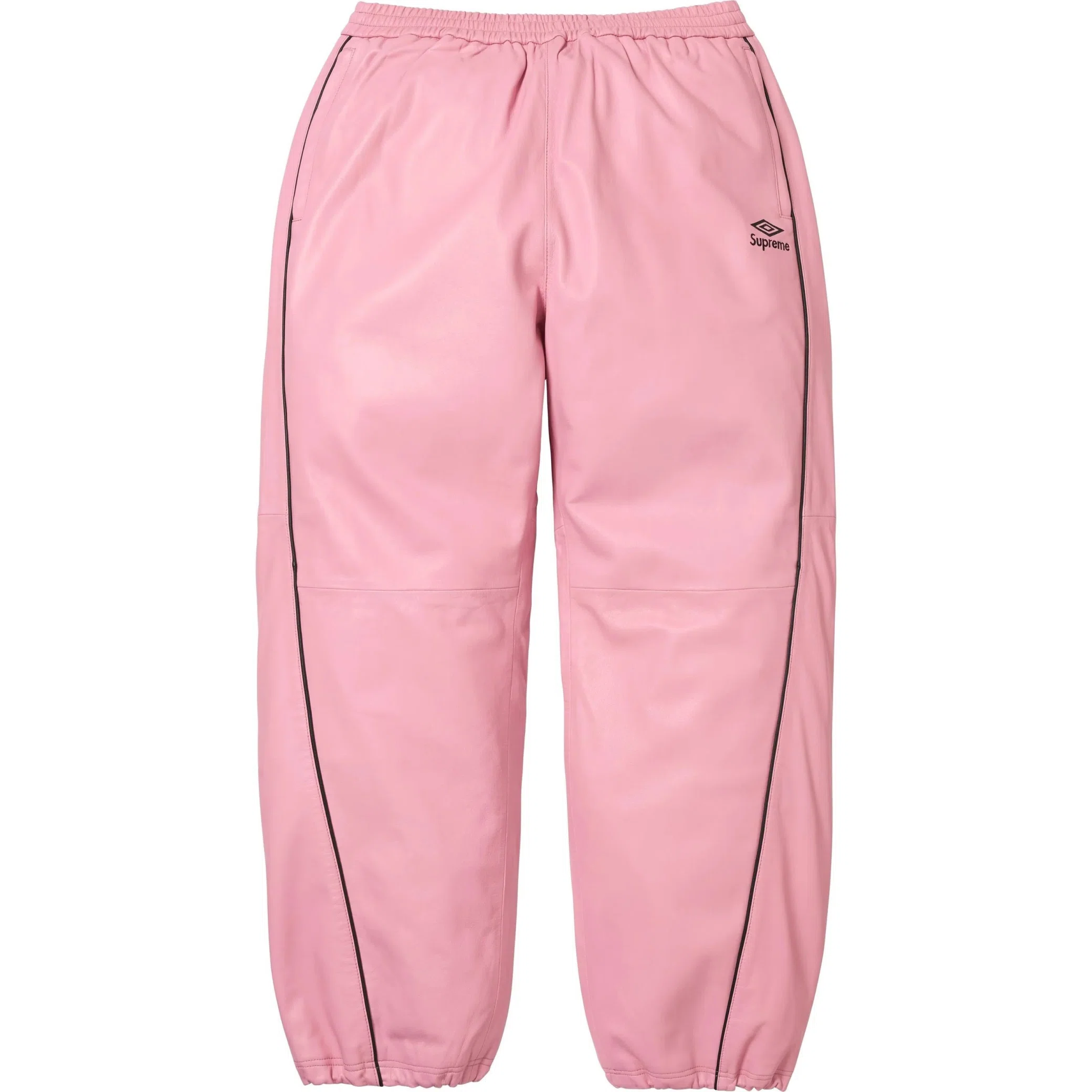  Supreme FW25 Umbro Leather Track Pant "Pink" | Farsel