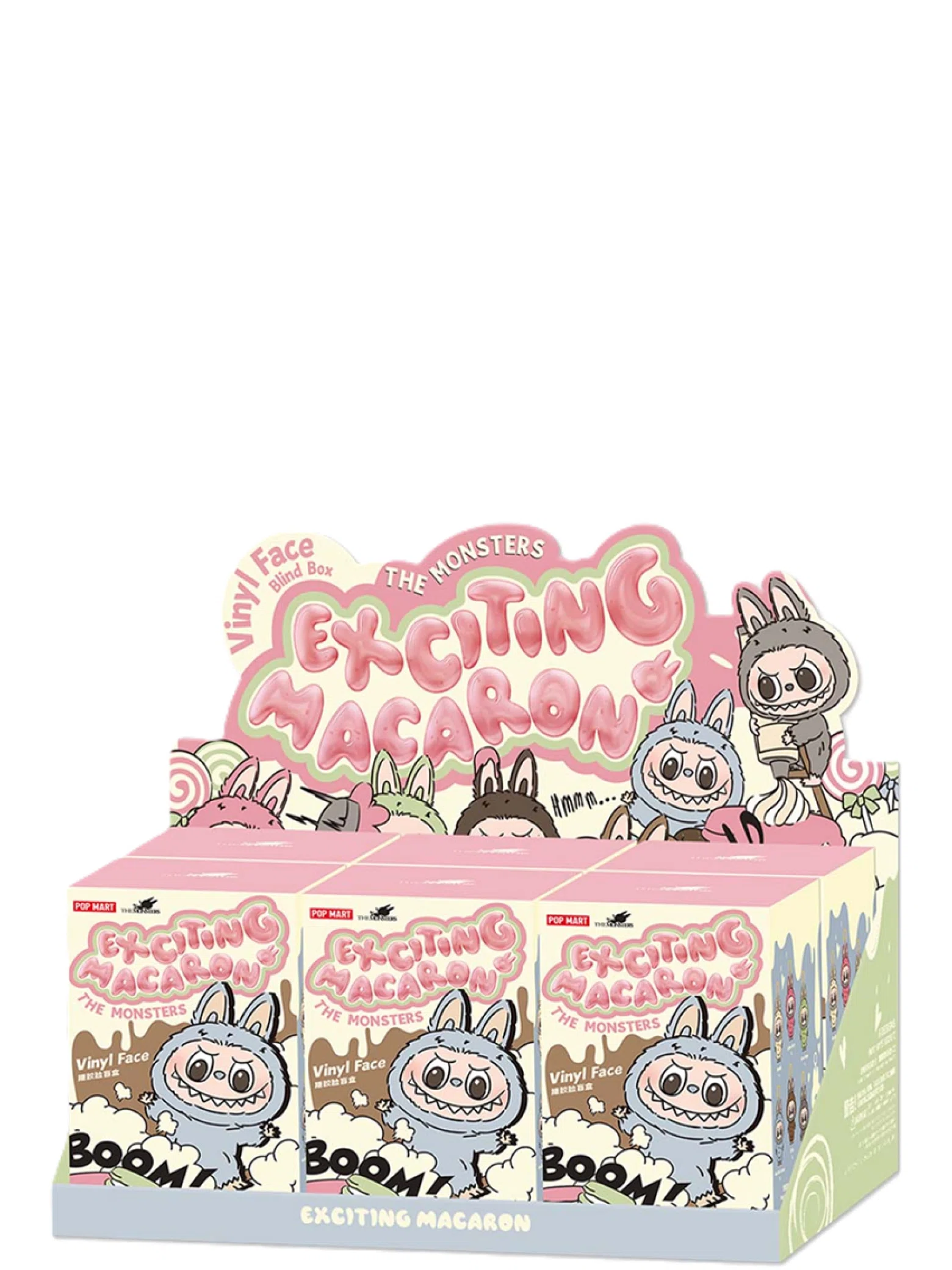 Брелоки Pop Mart Labubu THE MONSTERS Exciting Macaron Vinyl Face Blind Box Whole Set | Farsel