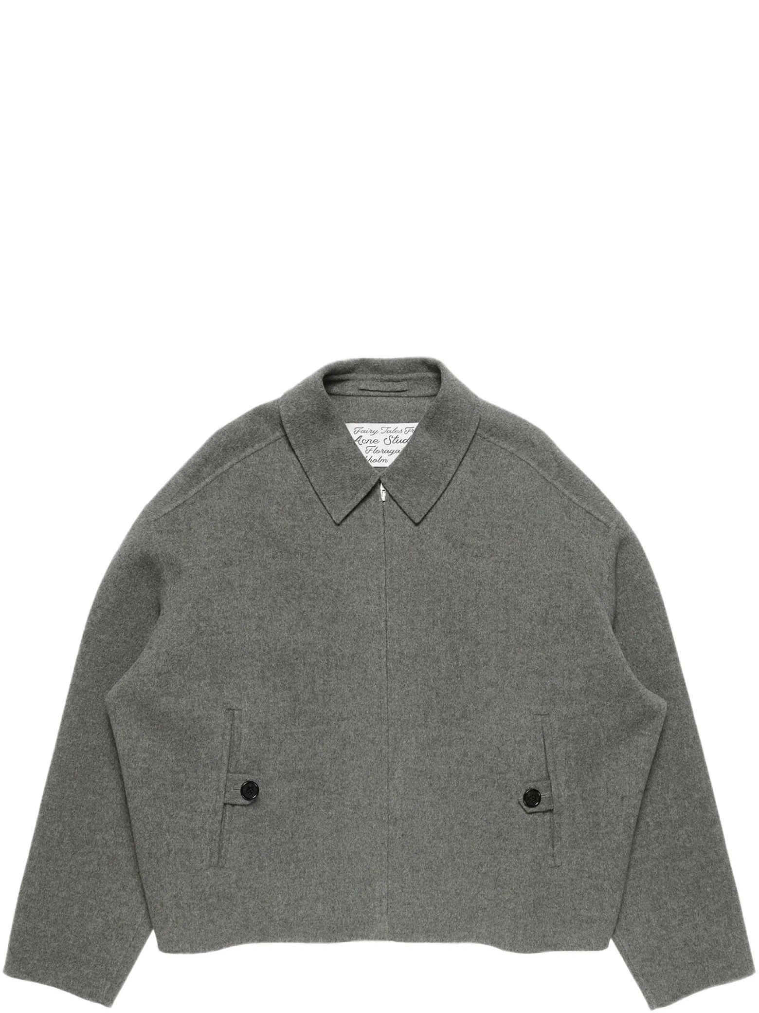 Куртки Acne Studios Cashmere Jacket "Grey Melange" | Farsel