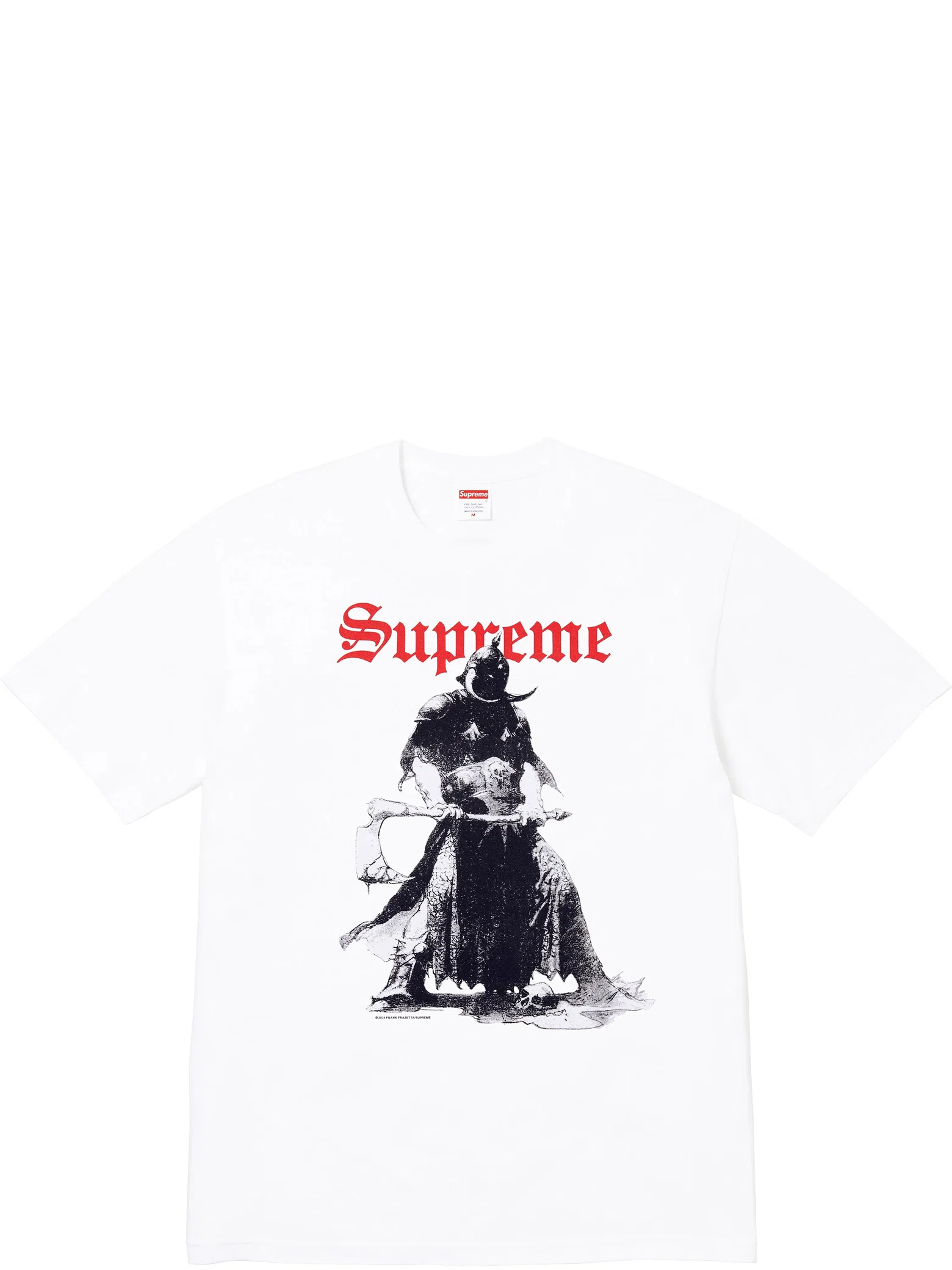 Футболки Supreme FW24 Frank Frazetta Destruction Tee "White" | Farsel