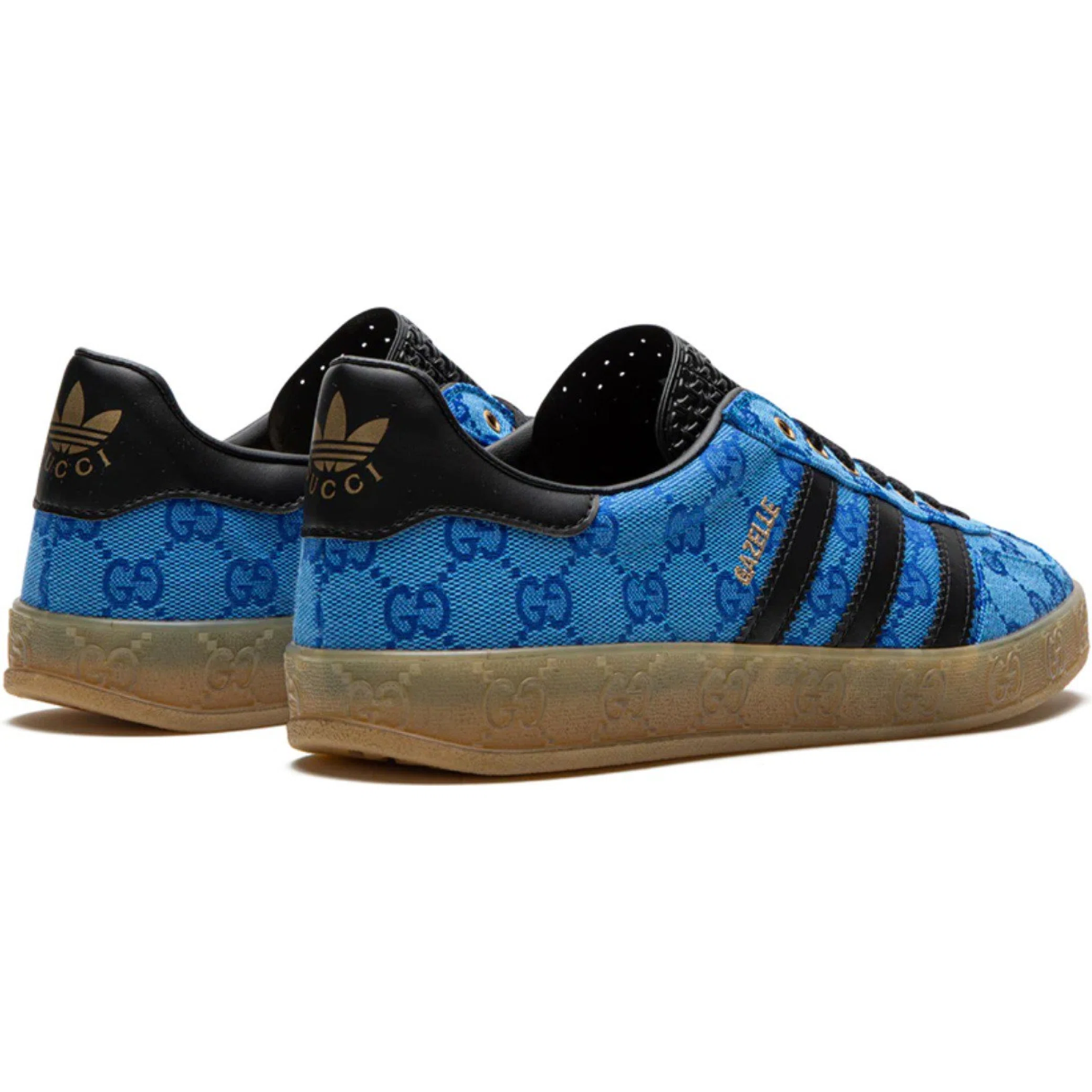 Кроссовки Adidas Gazelle "Gucci - GG Monogram - Blue" | Farsel