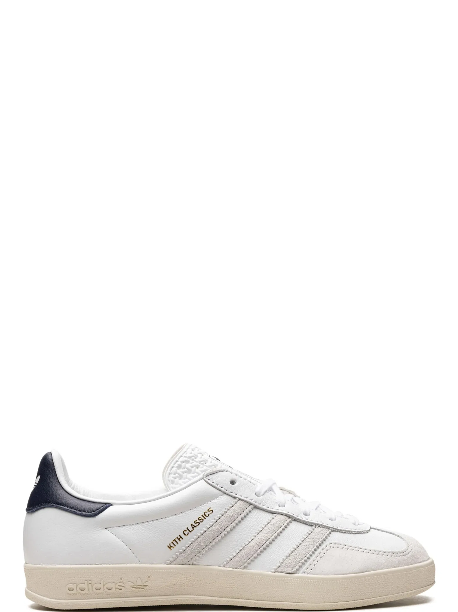Кроссовки Adidas Gazelle Indoor "Kith Classics - White / Navy" | Farsel