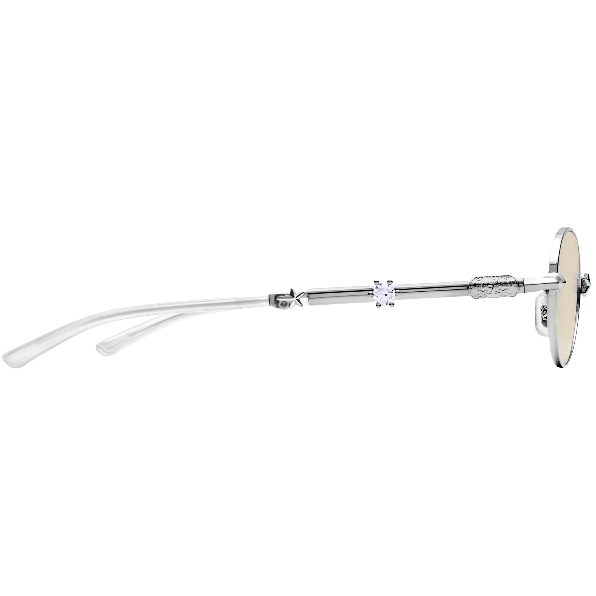 Очки Gentle Monster Pico 02(BR) Glasses "Silver / Orange" | Farsel