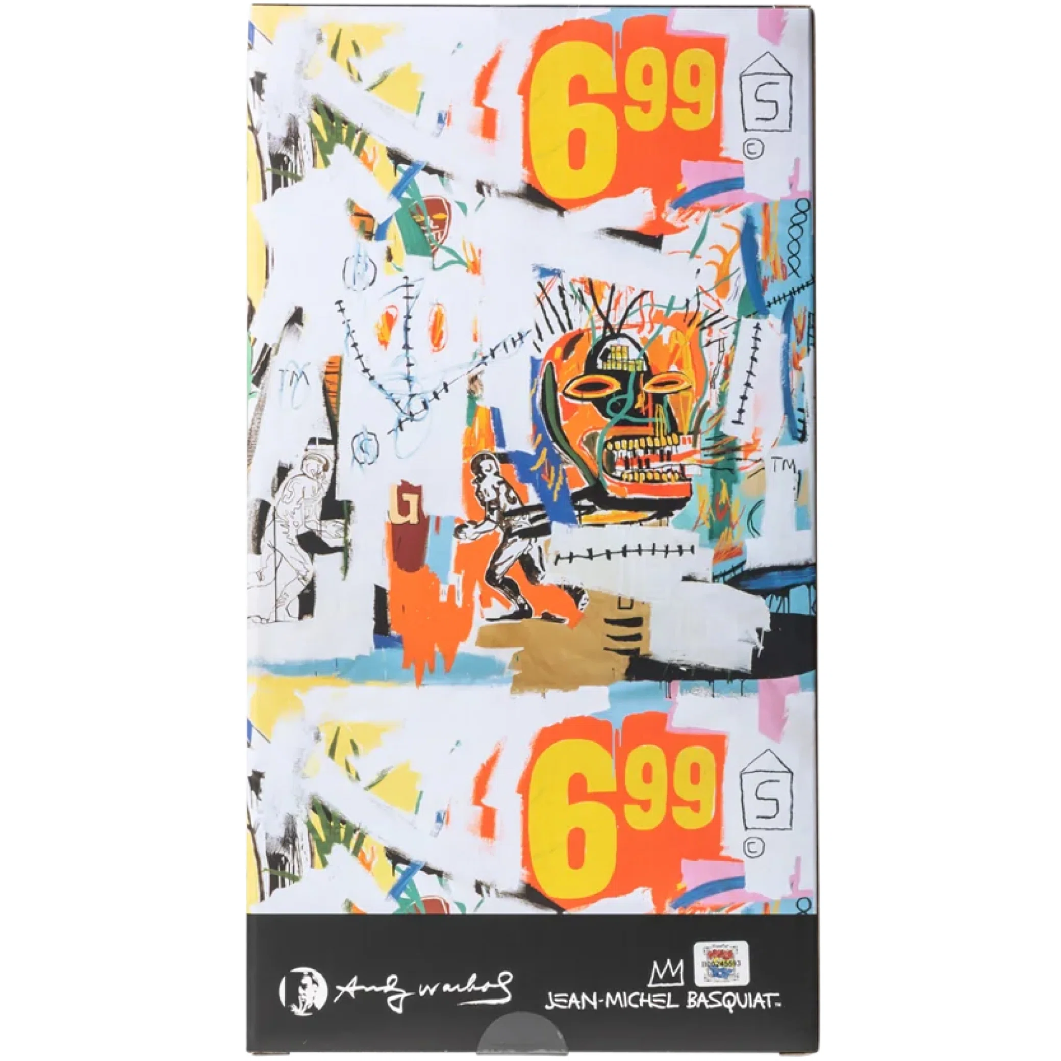  Medicom Toy Bearbrick Andy Warhol x Jean Michel Basquiat #4 "400%" | Farsel