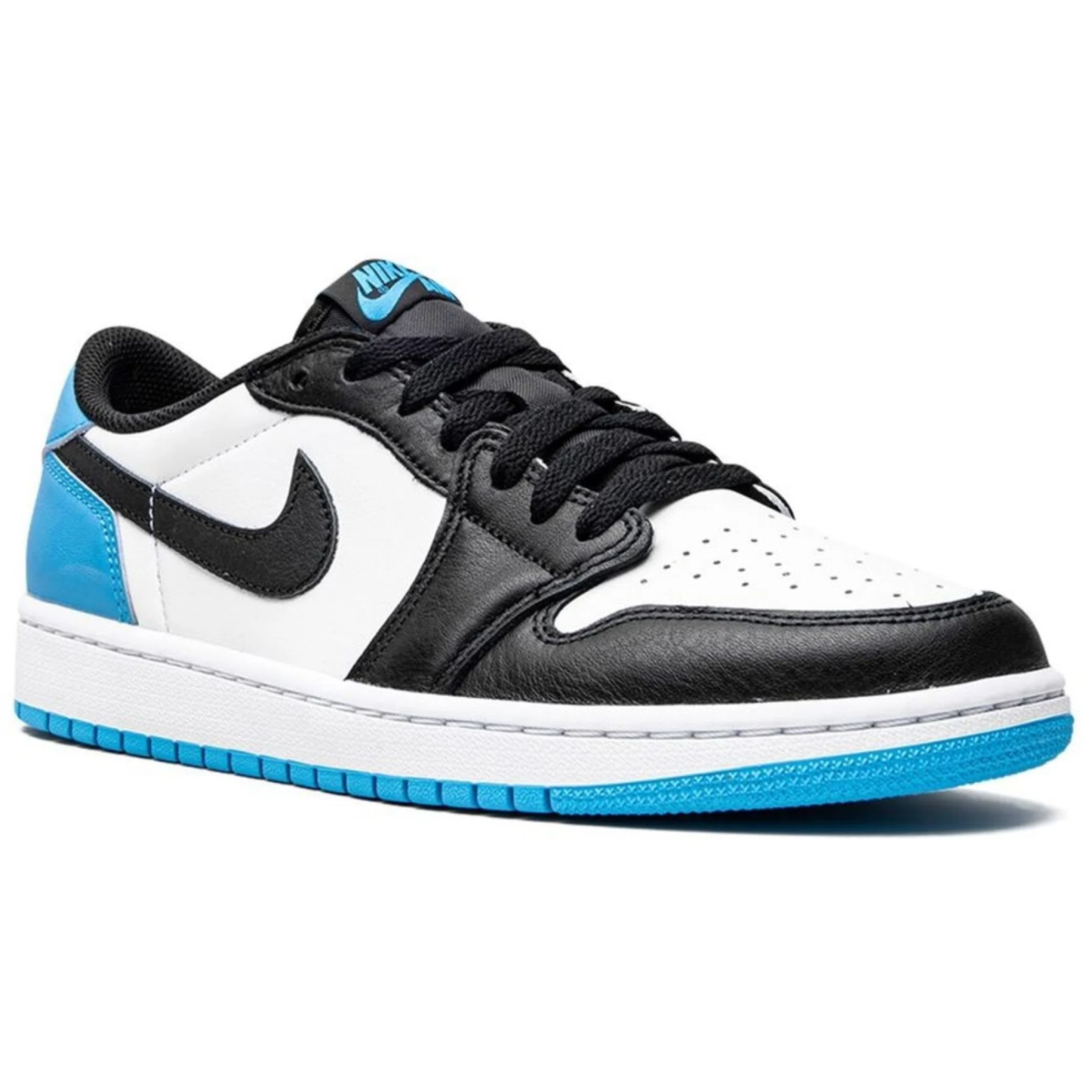 Кроссовки Nike Air Jordan 1 Low WMNS "Black Dark Powder Blue" | Farsel