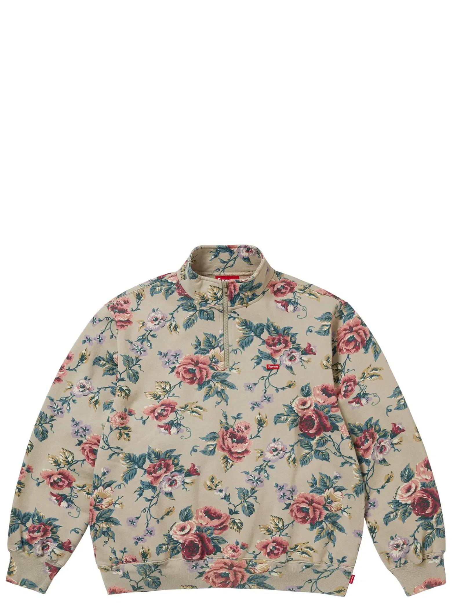 Свитеры Supreme Small Box Half Zip Pullover "Floral" | Farsel