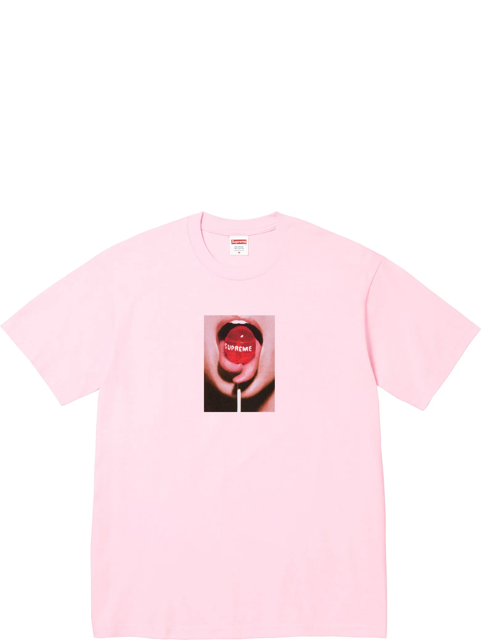 Футболки Supreme FW24 Lollipop Tee "Light Pink" | Farsel