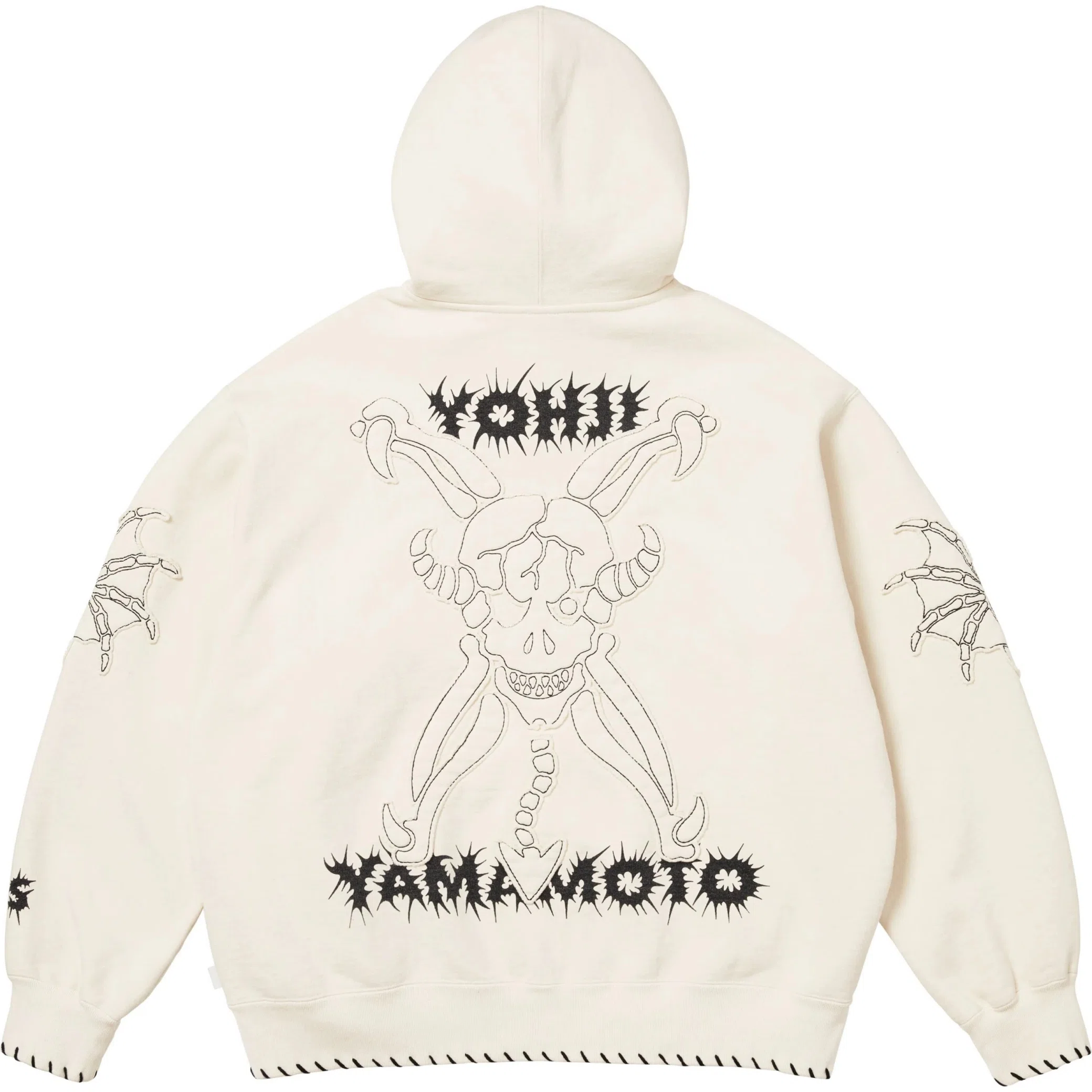  Supreme FW25 Y’s by Yohji Yamamoto Zip Up Hooded Sweatshirt "White" | Farsel