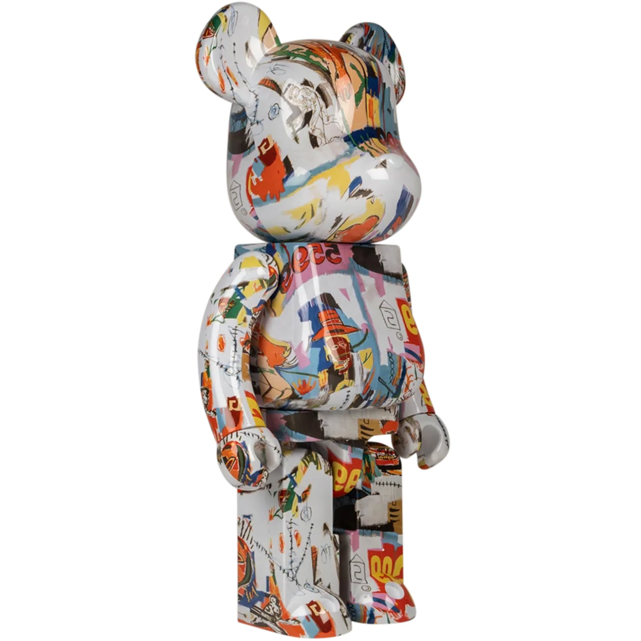 Игрушки Medicom Toy Bearbrick Andy Warhol x Jean Michel Basquiat #4 "1000%" | Farsel