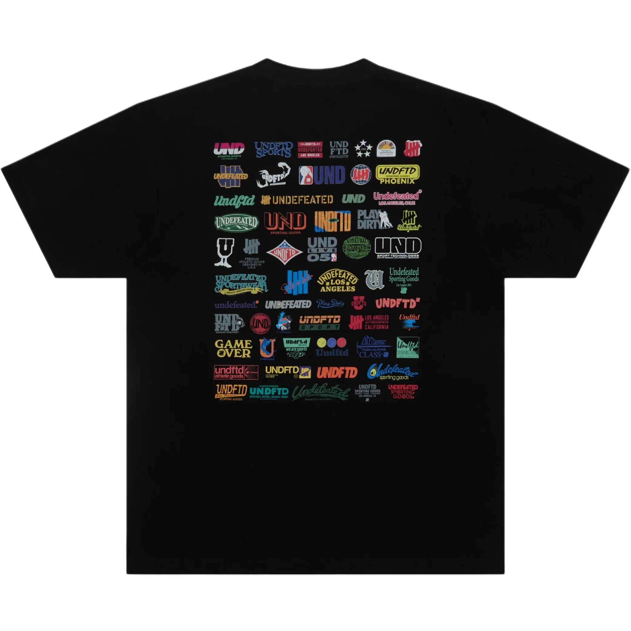 Футболки Undefeated SS26 T Shirts Crew Neck Straight Fit "Black" | Farsel