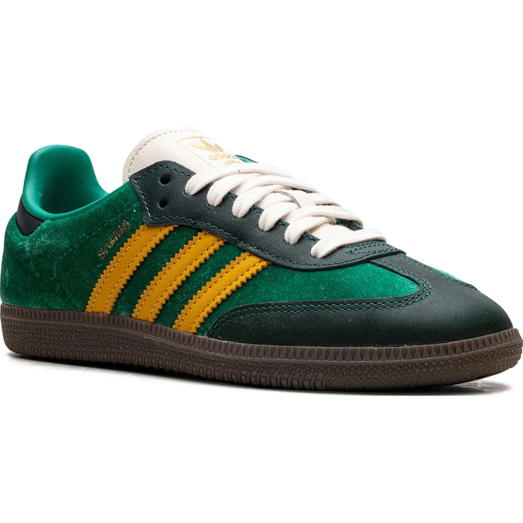 Кроссовки Adidas Samba OG WMNS "Court Green Preloved Yellow" | Farsel