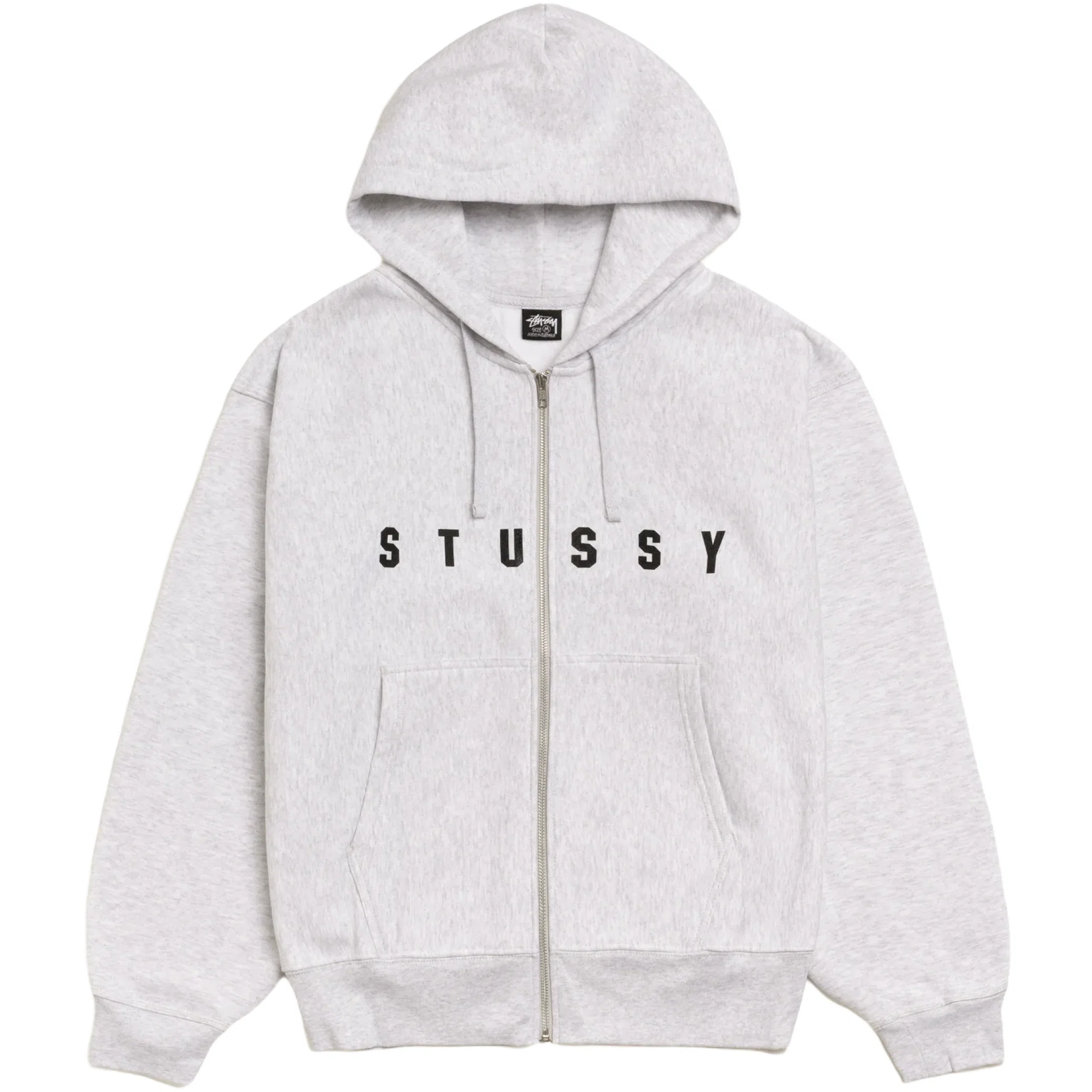 Худи Stussy Lens Zip Hoodie "Ash Heather" | Farsel