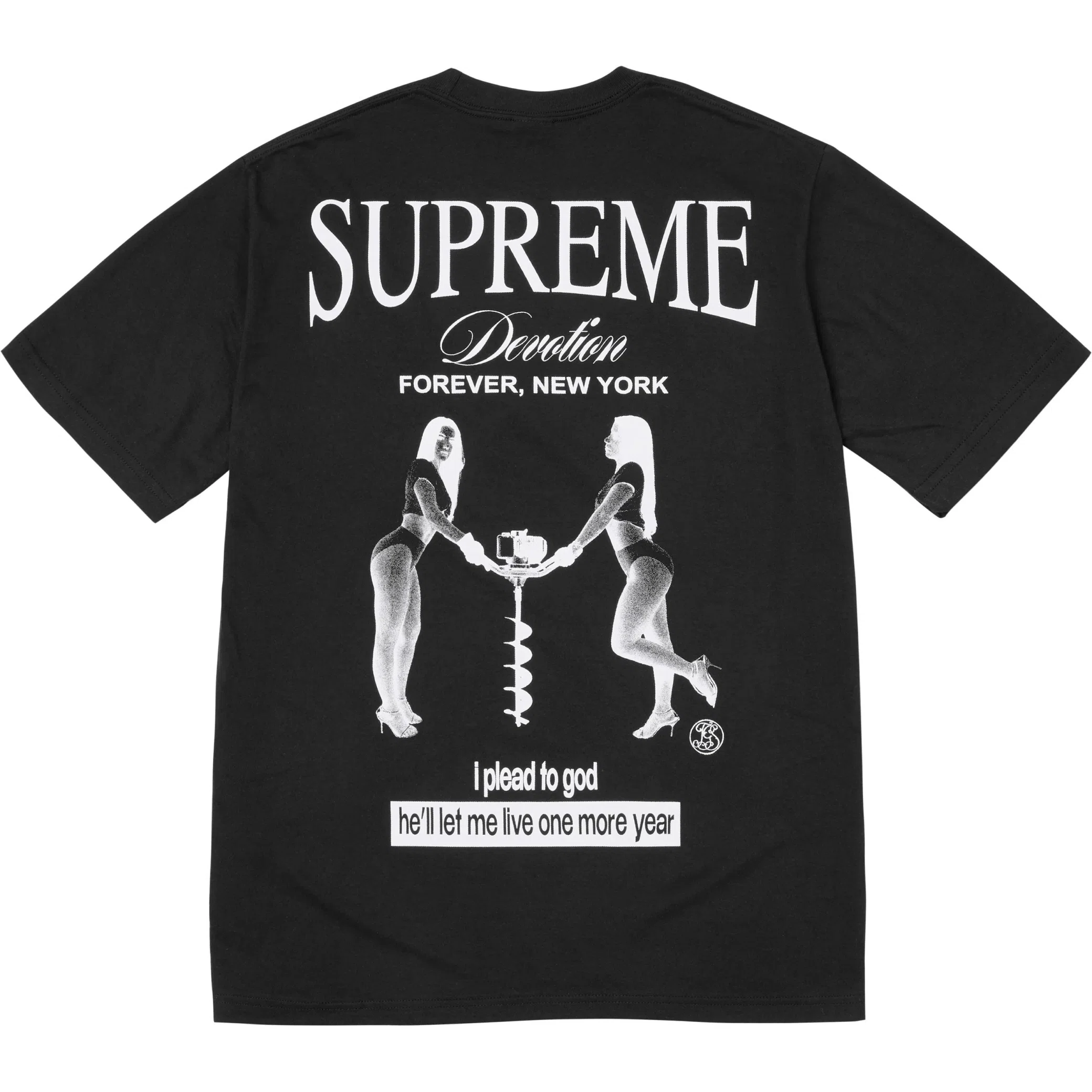 Футболки Supreme FW25 Devotion Tee "Black" | Farsel