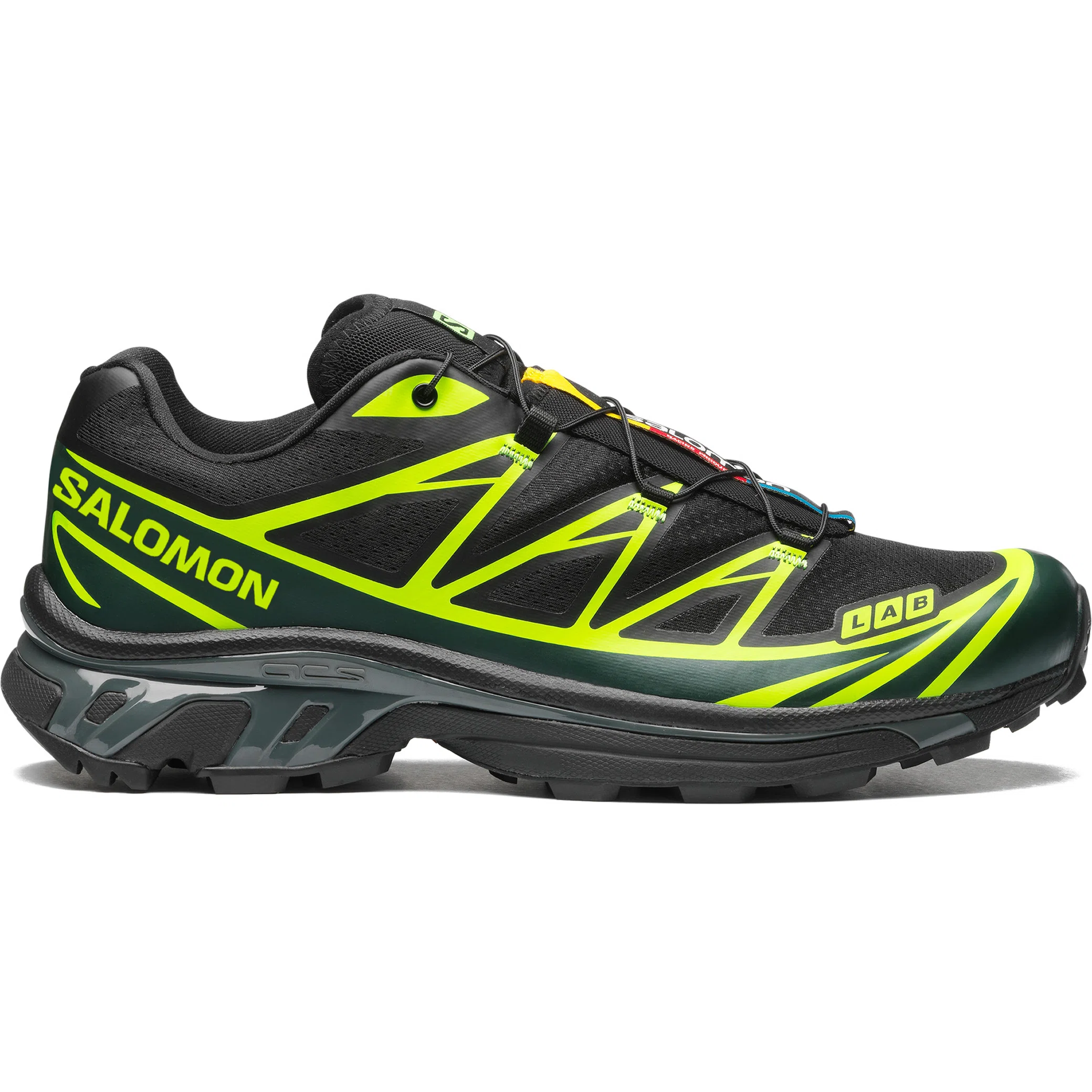 Кроссовки Salomon XT-6 "Black / Ponderosa Pine / Green Gecko" | Farsel