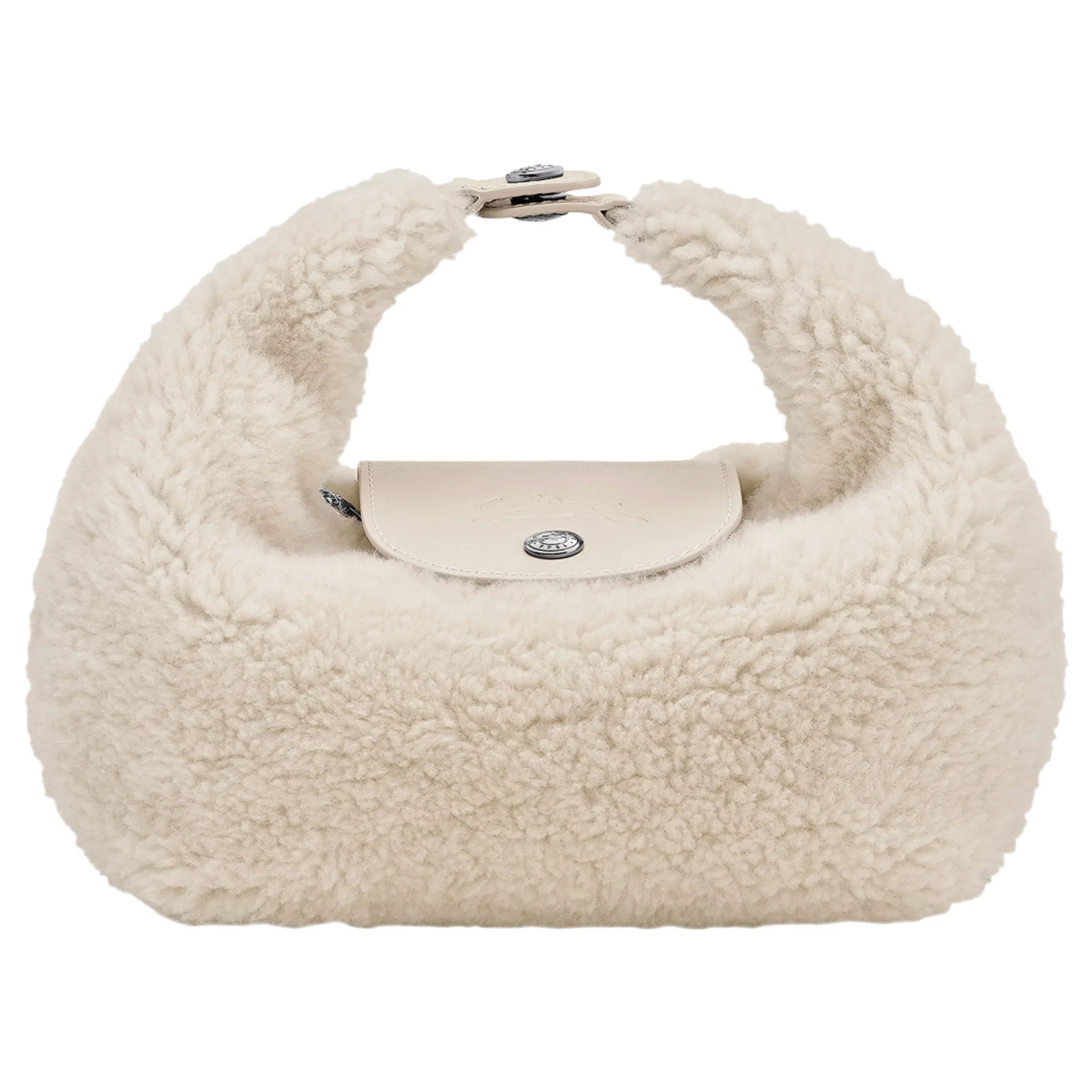 Сумки Longchamp Le Pliage Shearling Sac A Main Xs "Blanco" | Farsel