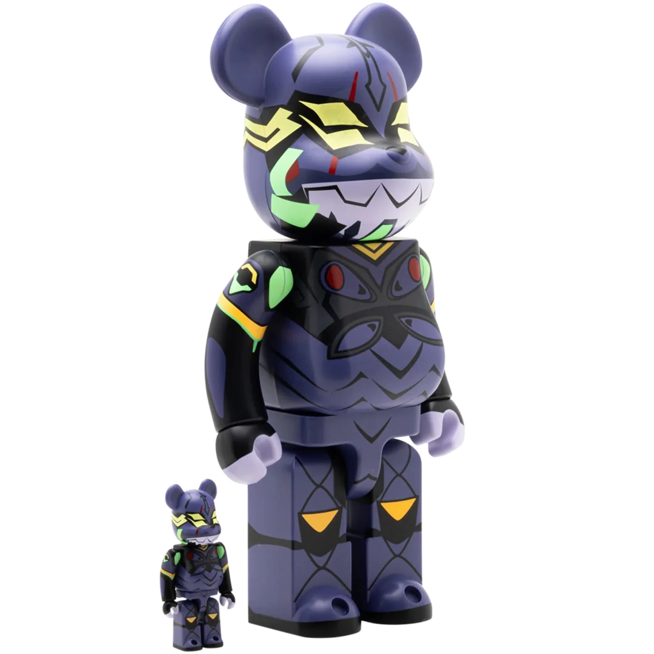  Medicom Toy Bearbrick Evangelion Unit 13 "(New Paint Version) 100% & 400% Set" | Farsel