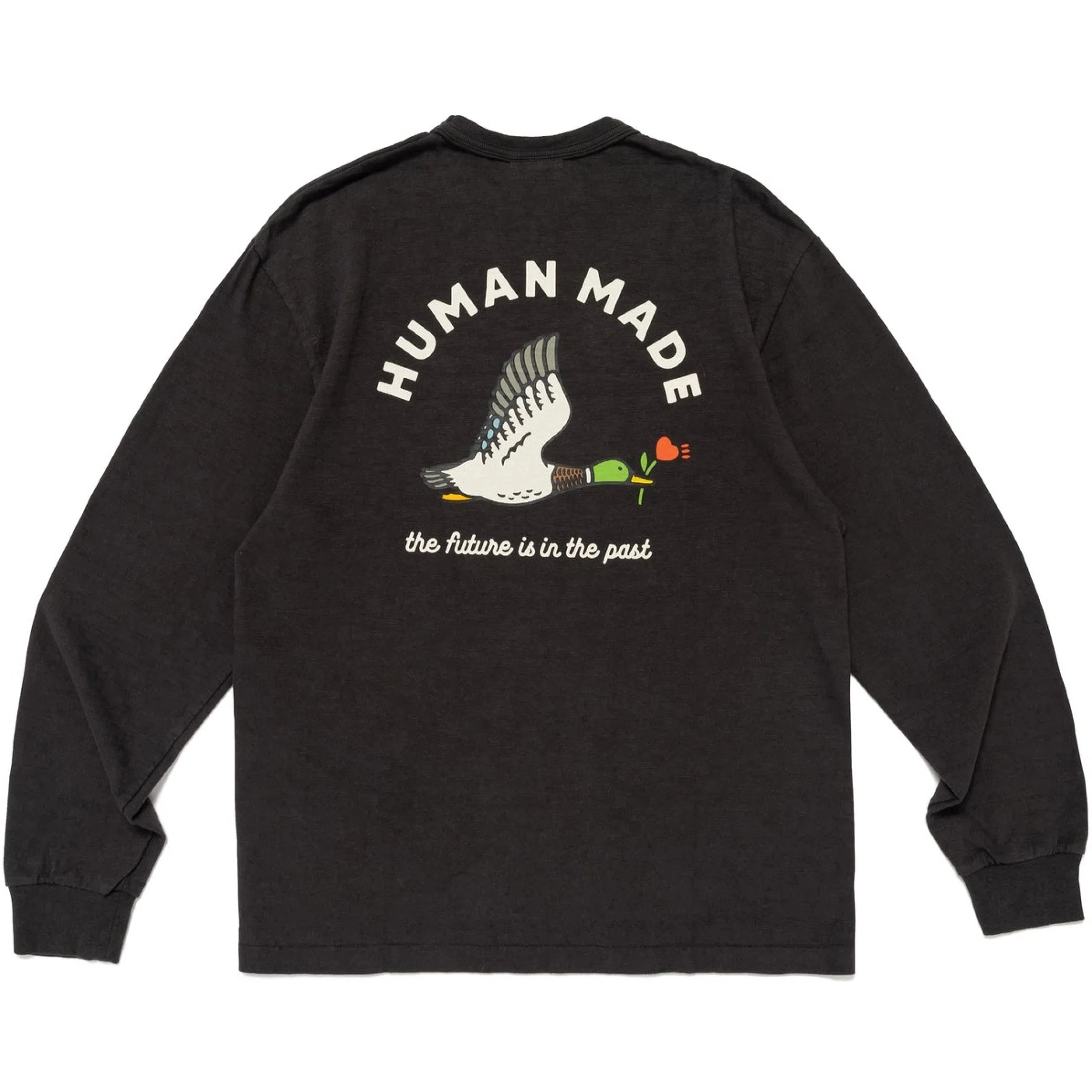 Лонгсливы Human Made Graphic L/S T-Shirt "Black" | Farsel