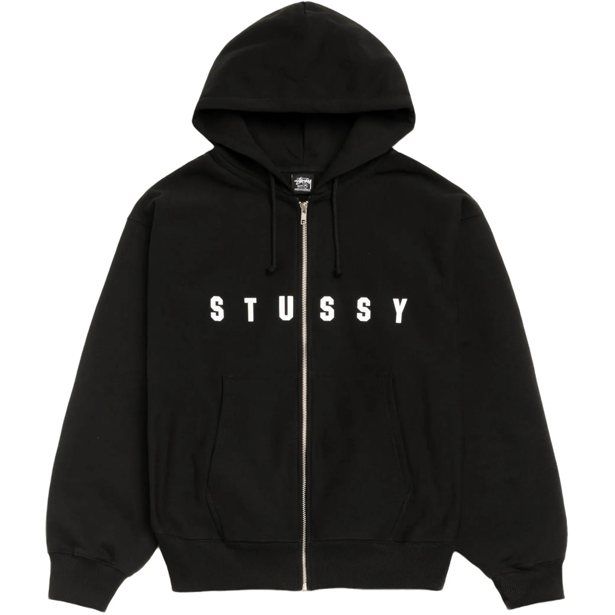 Худи Stussy Lens Zip Hoodie "Black" | Farsel