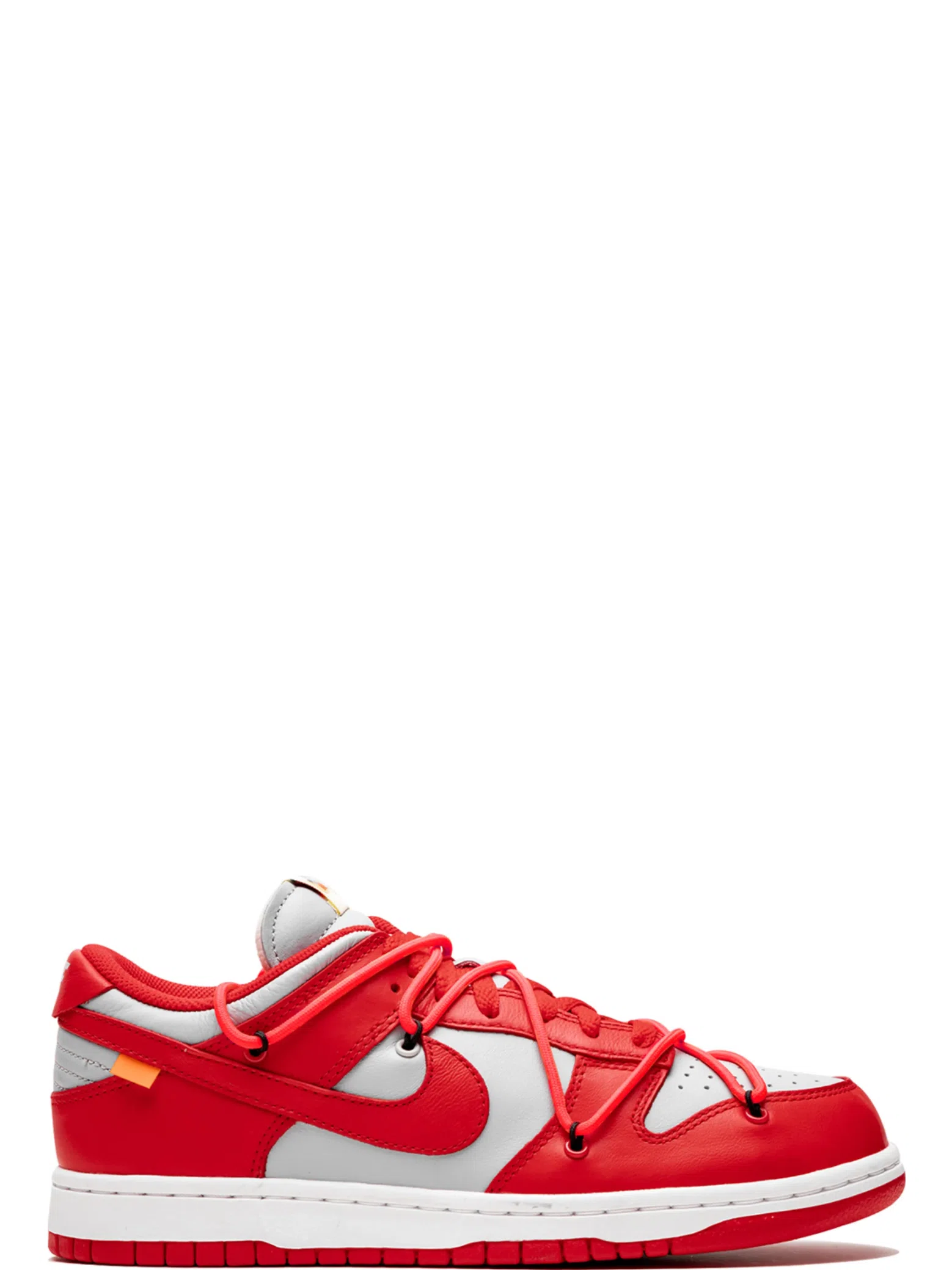 Кроссовки Nike Dunk Low "Off-White - University Red" | Farsel
