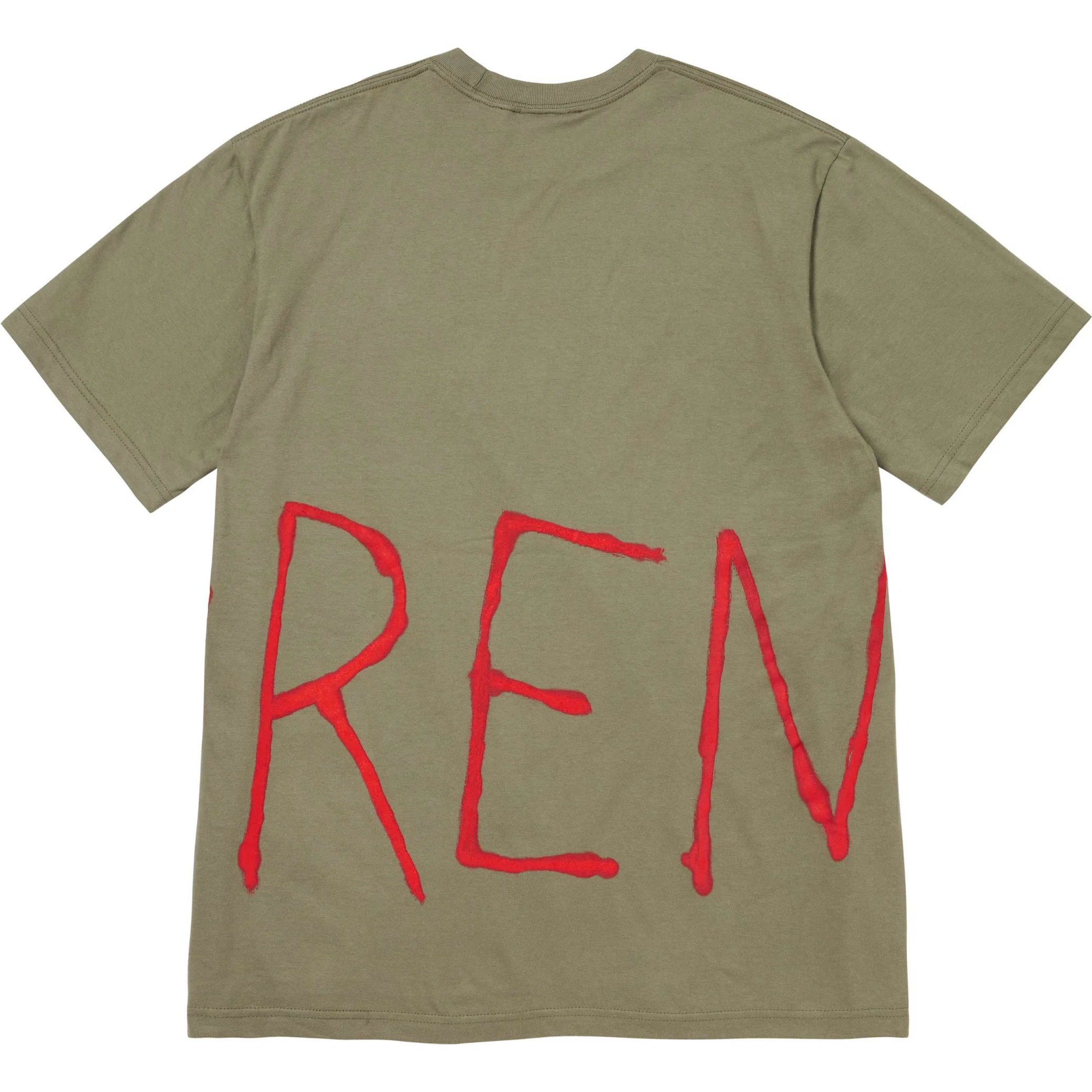 Футболки Supreme SS25 Painted Tee "Light Olive" | Farsel