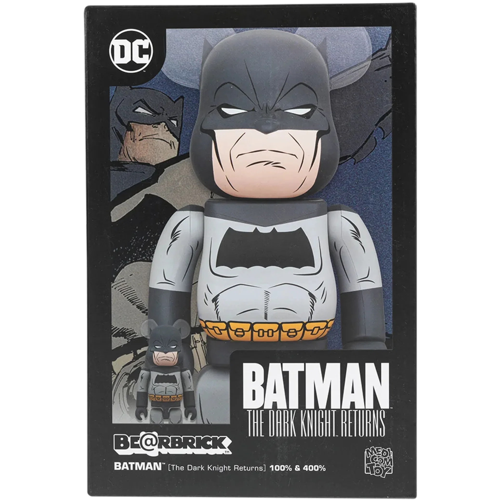 Игрушки Medicom Toy Bearbrick Batman The Dark Knight Returns "100% & 40% Set" | Farsel