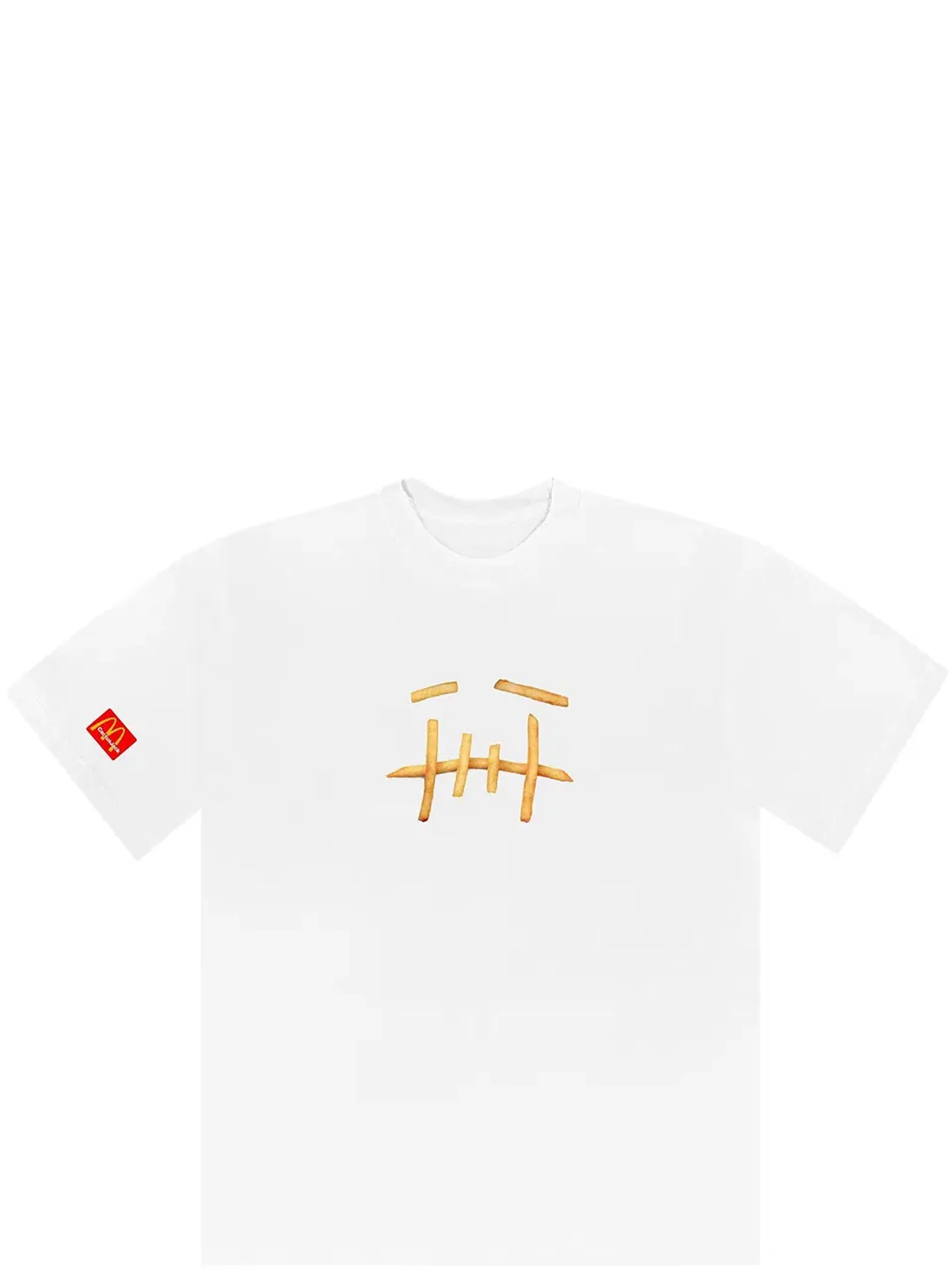 Футболки Travis Scott FW20 McDonald's Fry T-Shirt "White" | Farsel