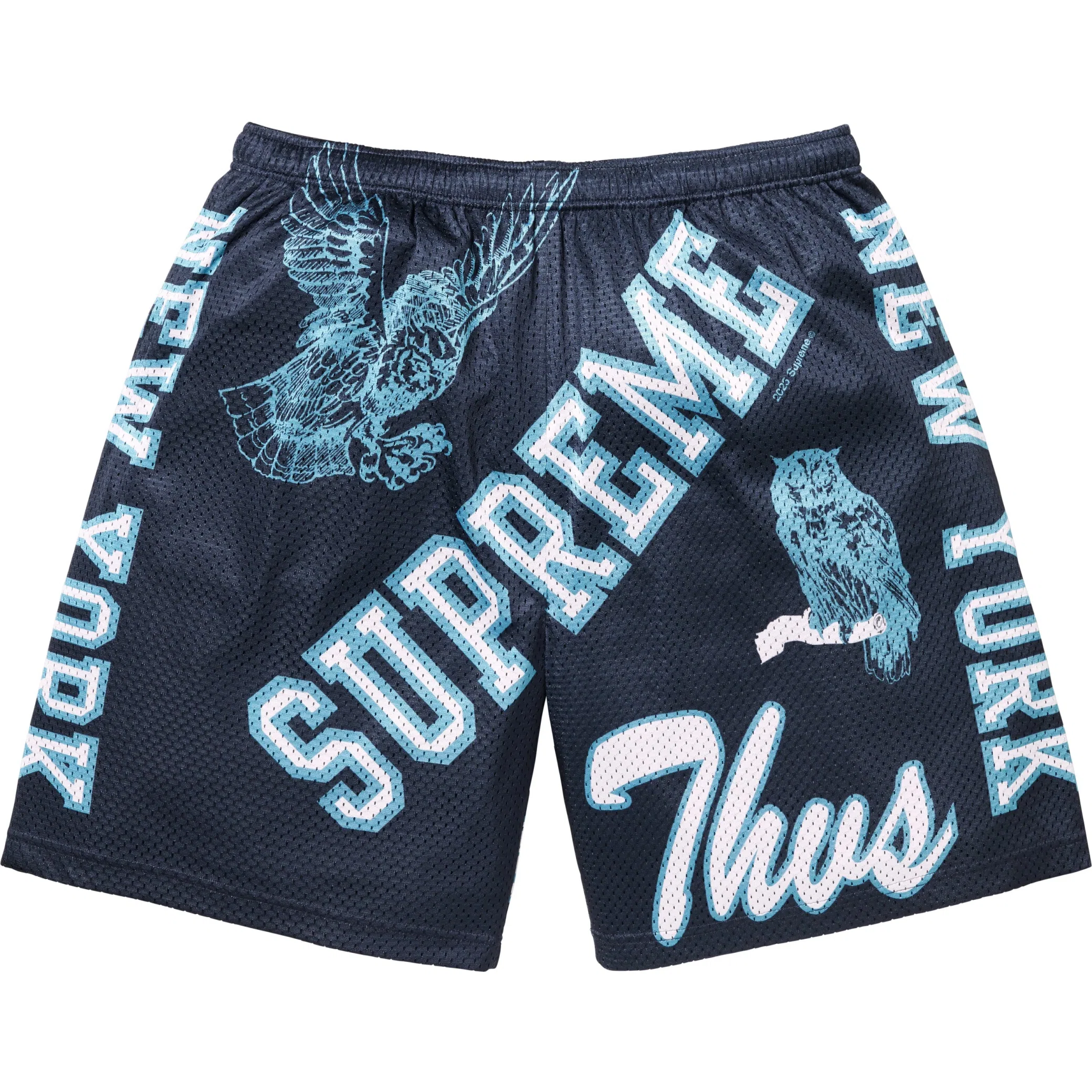  Supreme SS25 Varsity Mesh Short "Navy" | Farsel