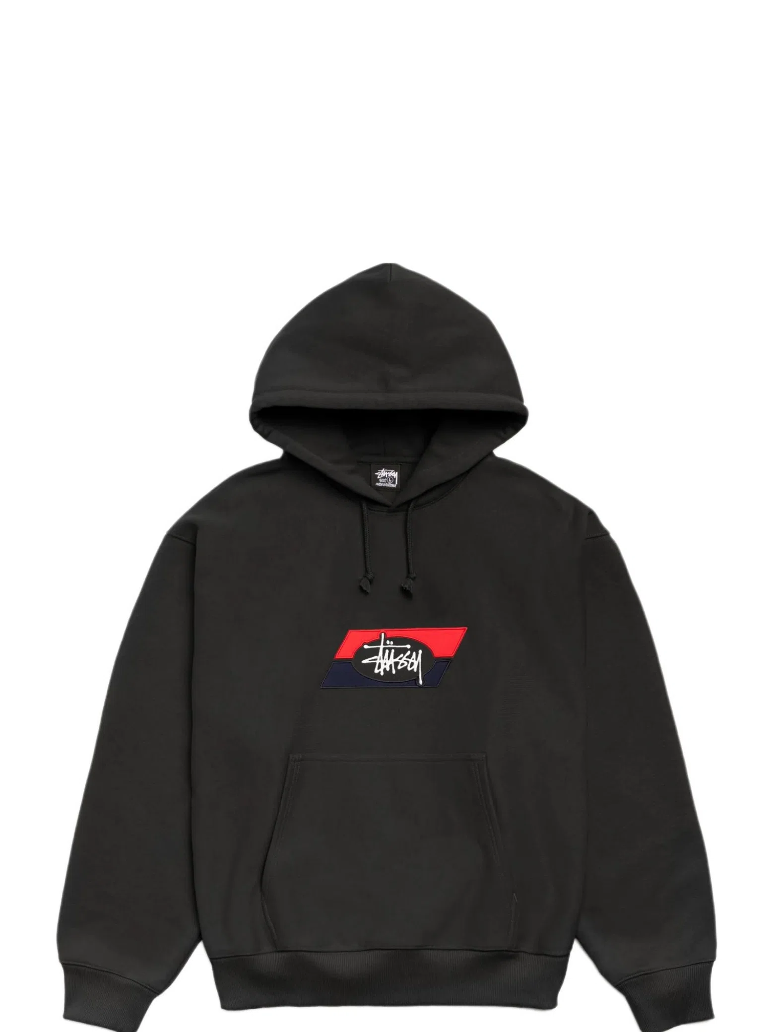 Худи Stussy Double Stripe Embroidered Hoodie "Black" | Farsel