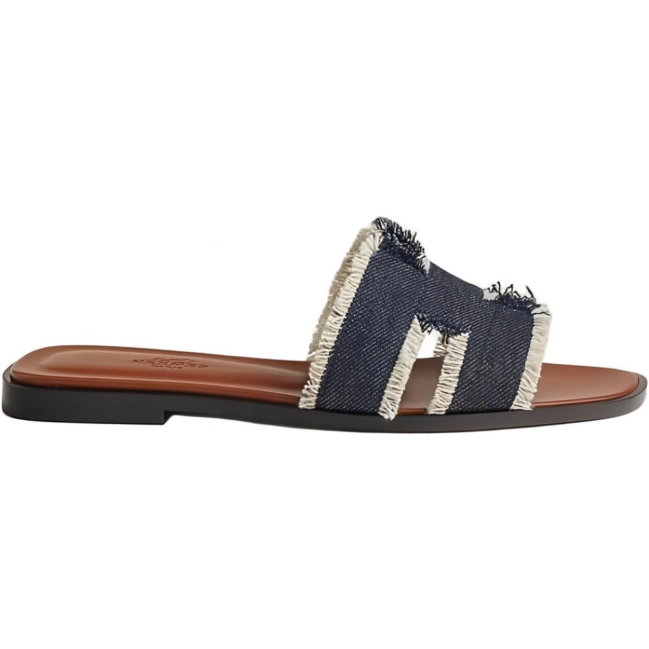  Hermes Oran Sandal "Dark Blue" | Farsel